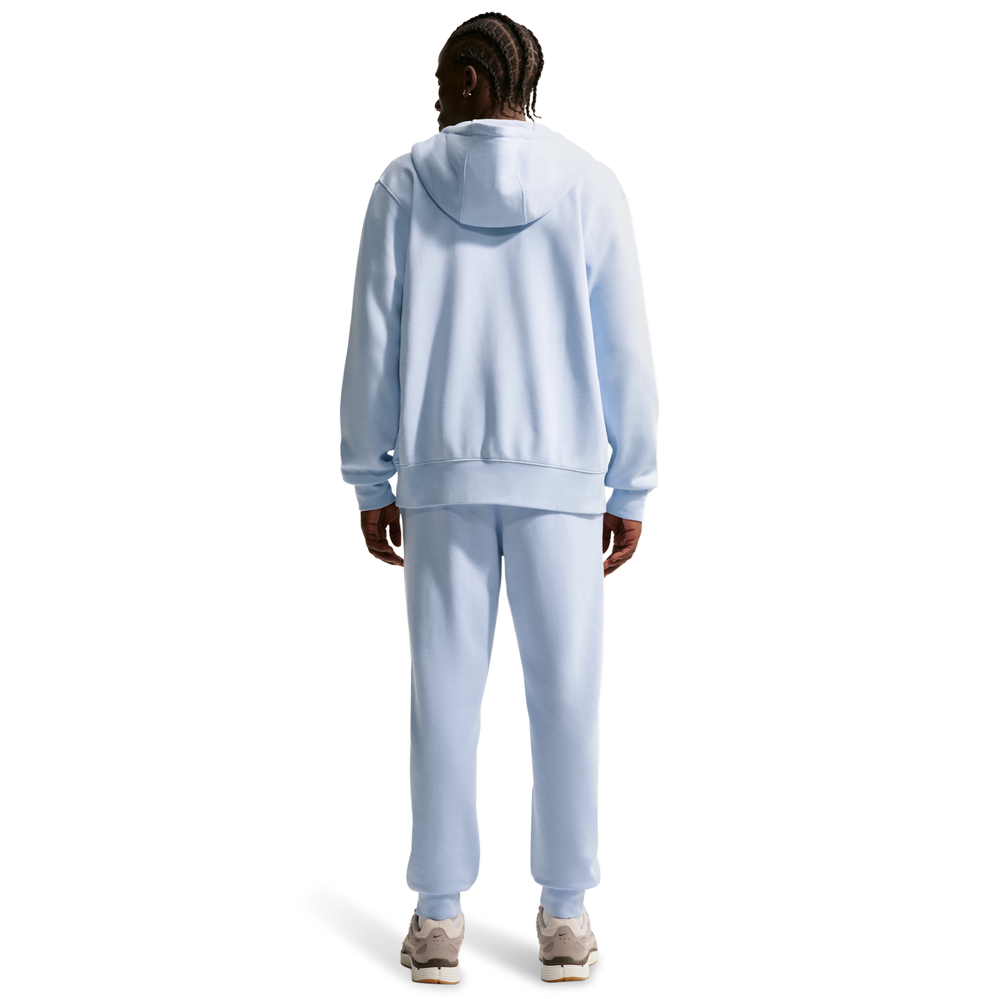 Nike Club Full-Zip Hoodie - Men's - Hydrogen Blue/White/Hydrogen Blue