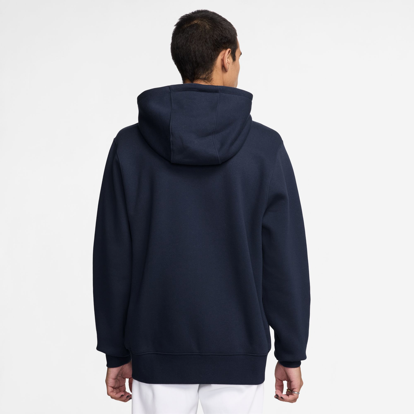 Nike Club Full-Zip Hoodie - Men's - Obsidian/Obsidian/White