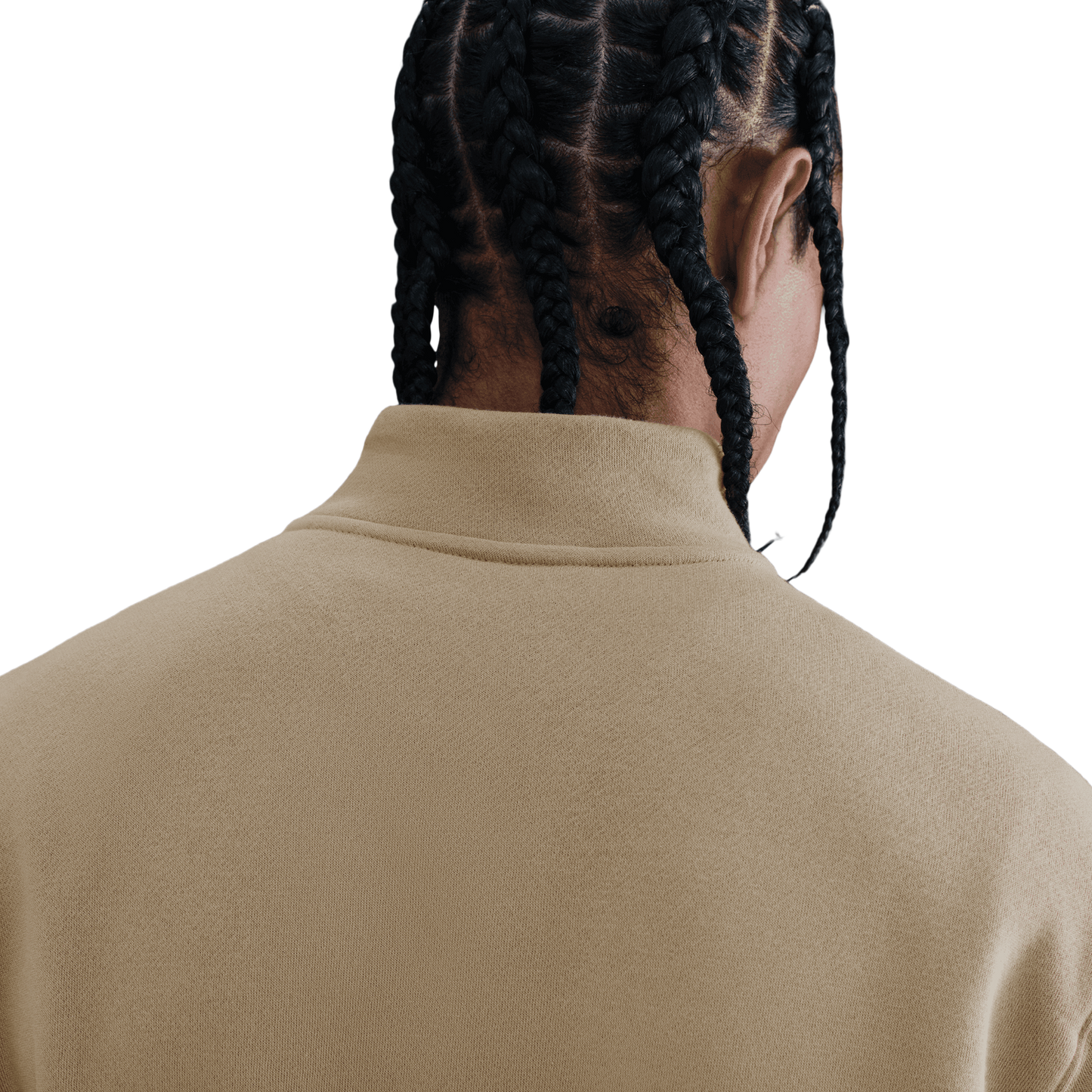 Nike Club Fleece Half-Zip - Men's - Parachute Beige/White