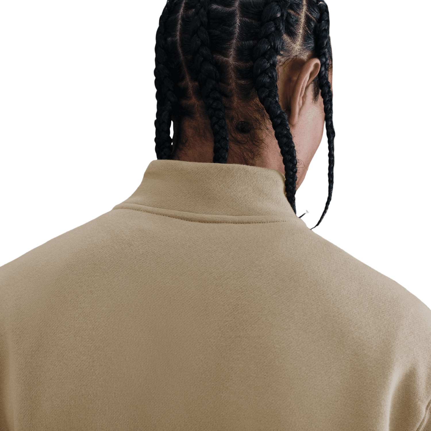 Nike Club Fleece Half-Zip - Men's - Parachute Beige/White