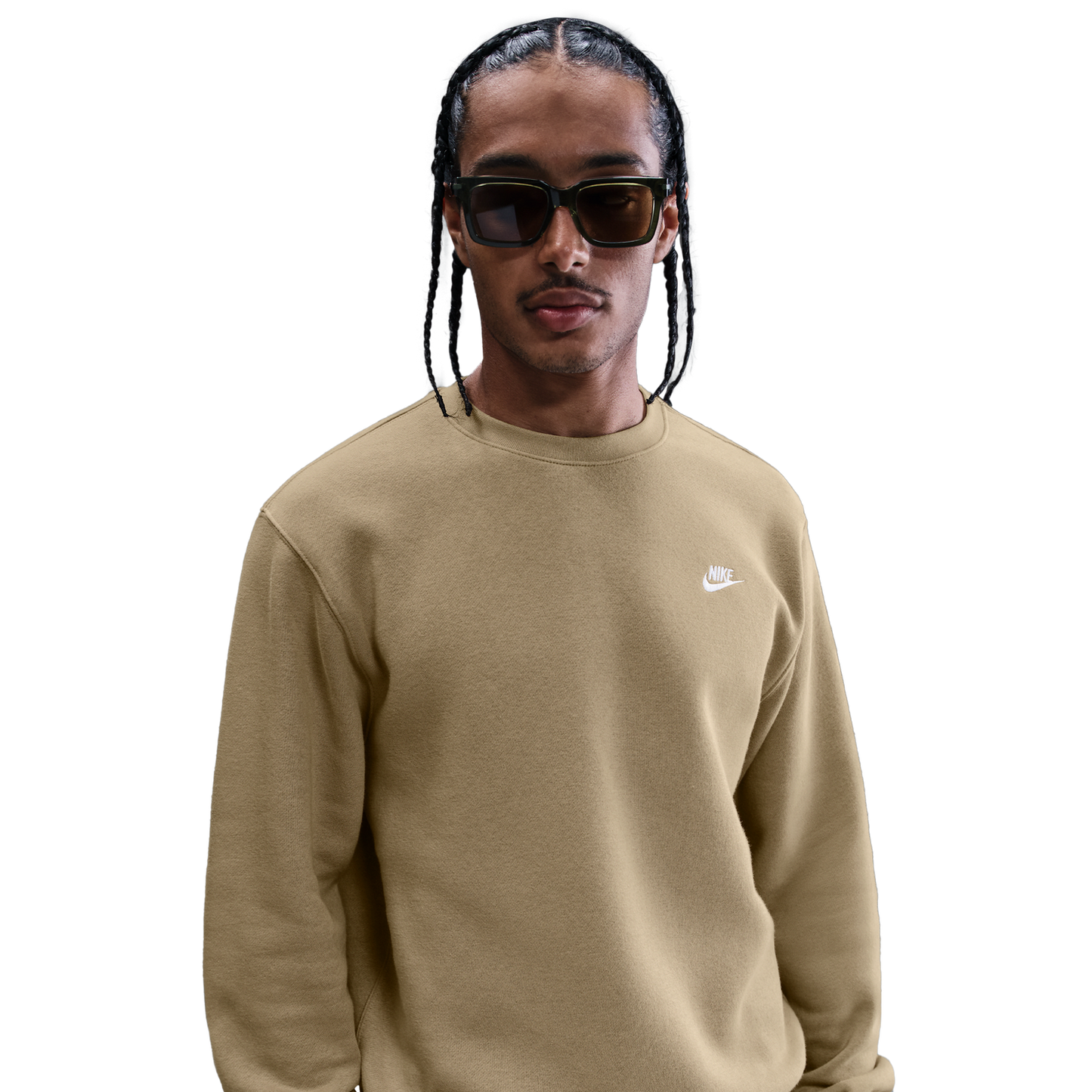 Nike Club Crew - Men's - White/Parachute Beige