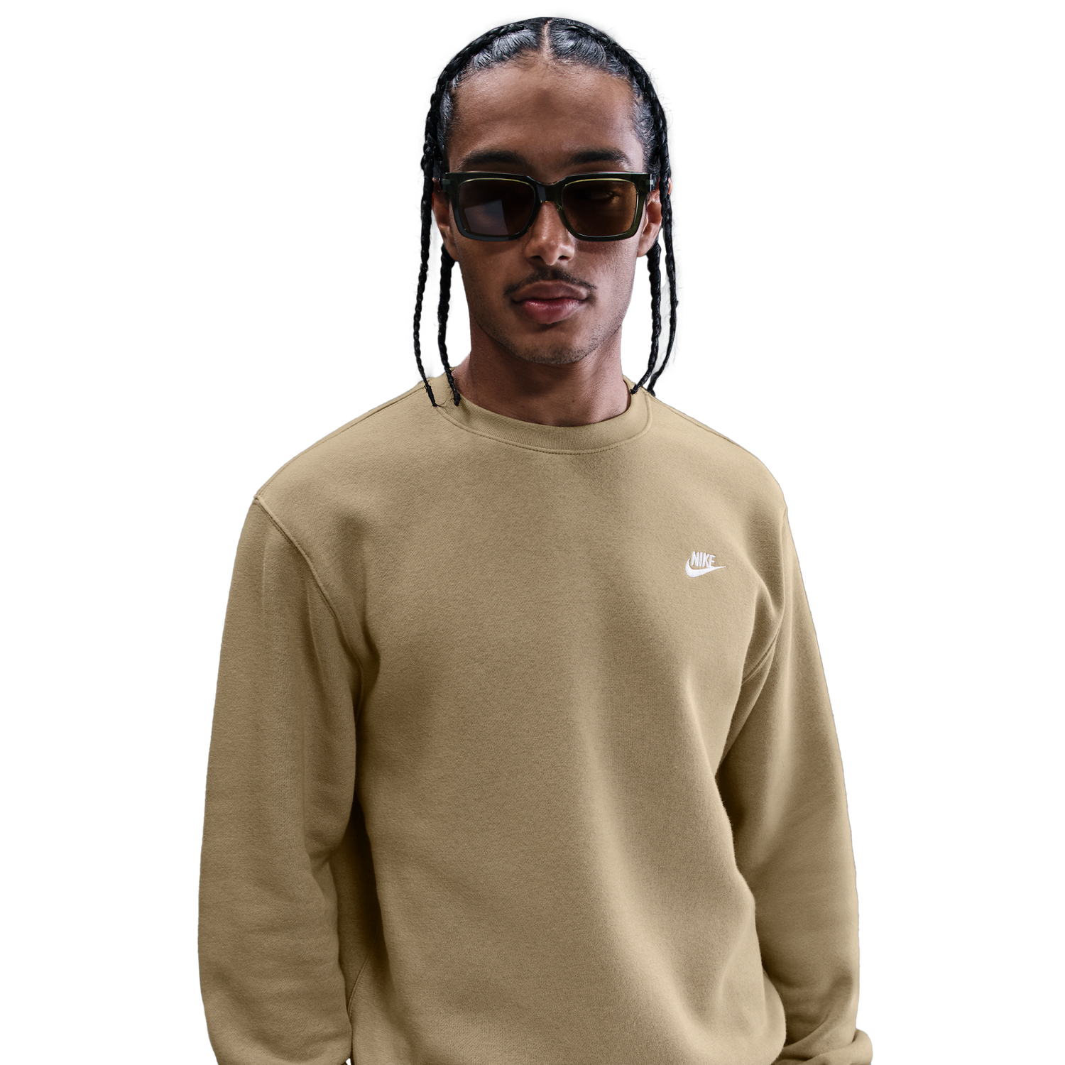 Nike Club Crew - Men's - White/Parachute Beige
