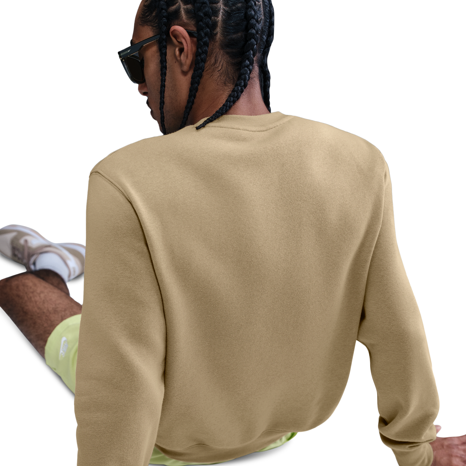 Nike Club Crew - Men's - White/Parachute Beige
