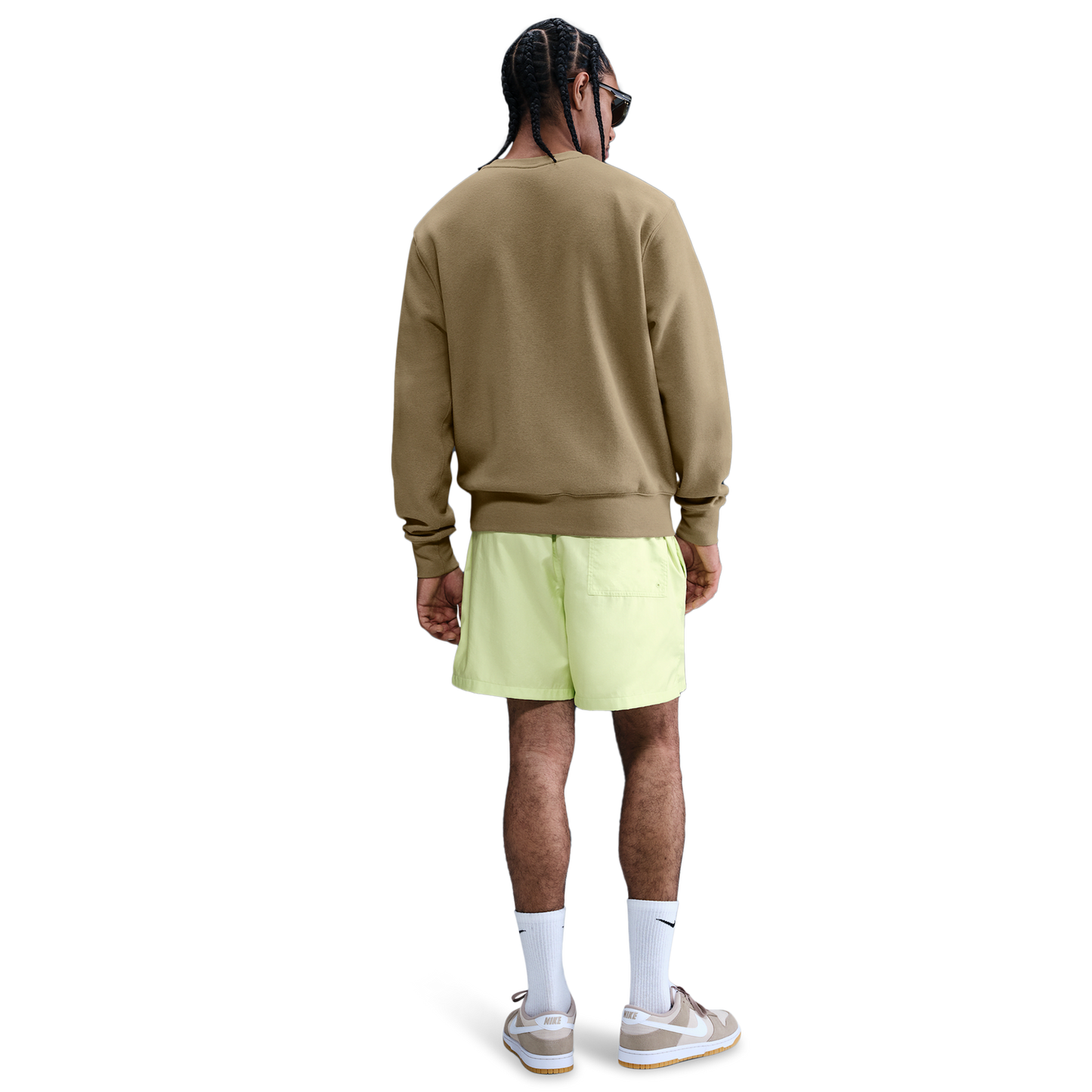 Nike Club Crew - Men's - White/Parachute Beige