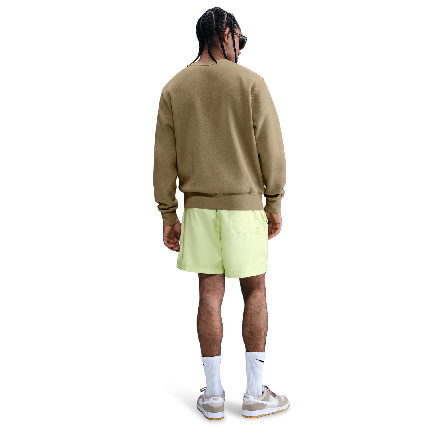 Nike Club Crew - Men's - White/Parachute Beige
