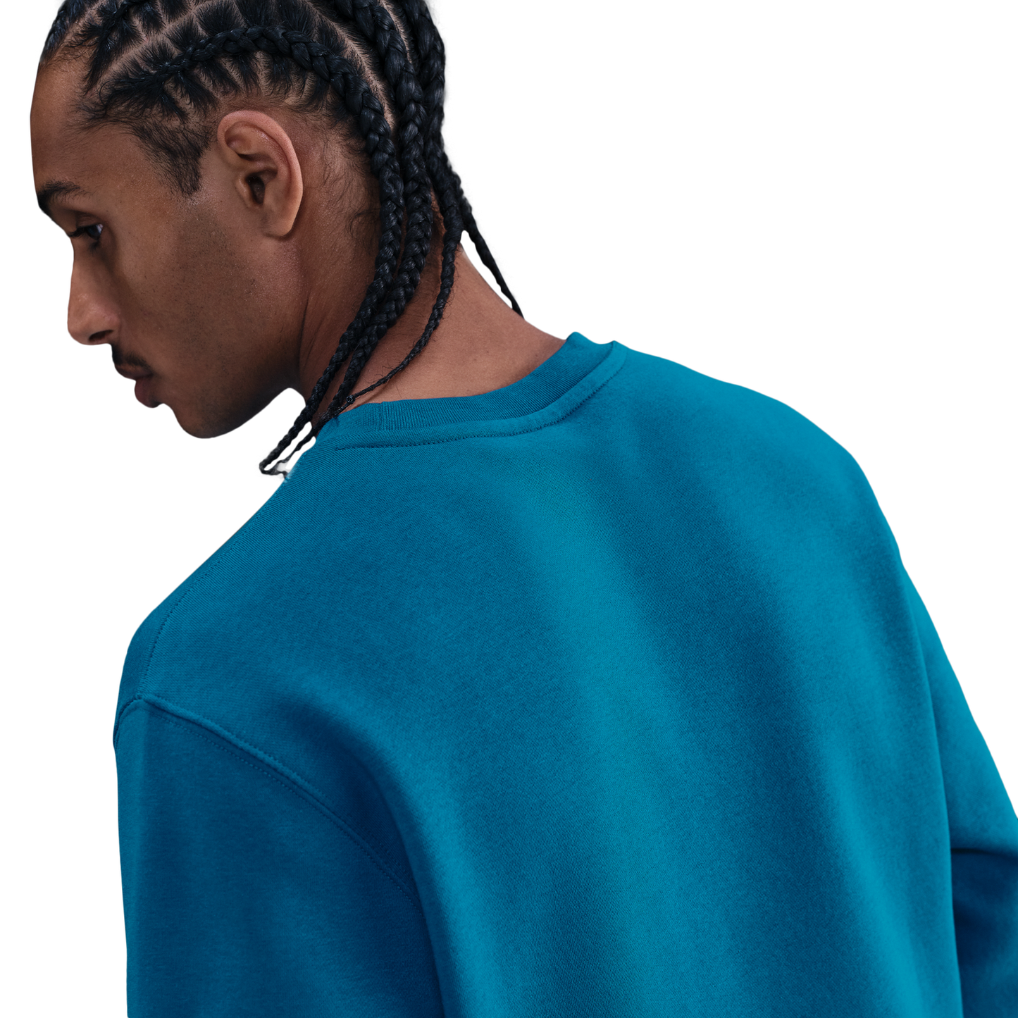 Nike Club Crew - Men's - Green Abyss/White