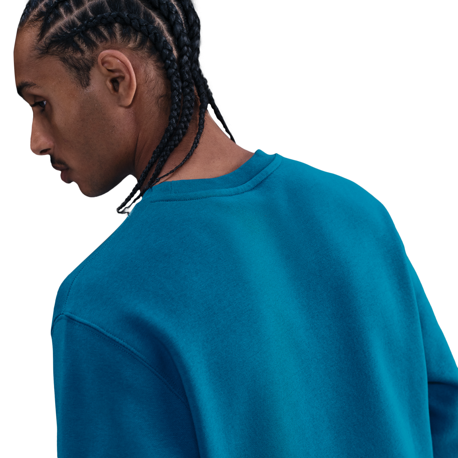 Nike Club Crew - Men's - Green Abyss/White
