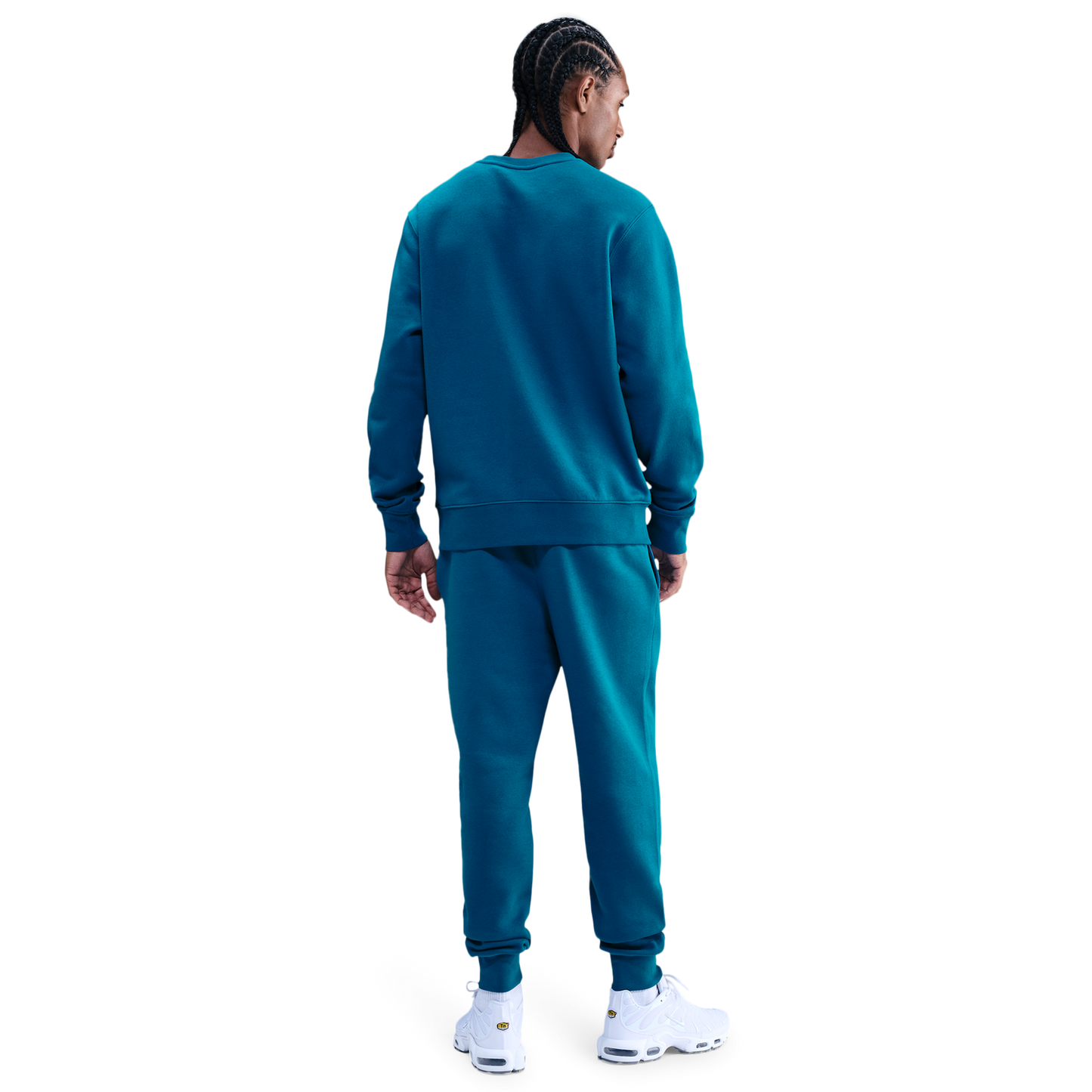 Nike Club Crew - Men's - Green Abyss/White