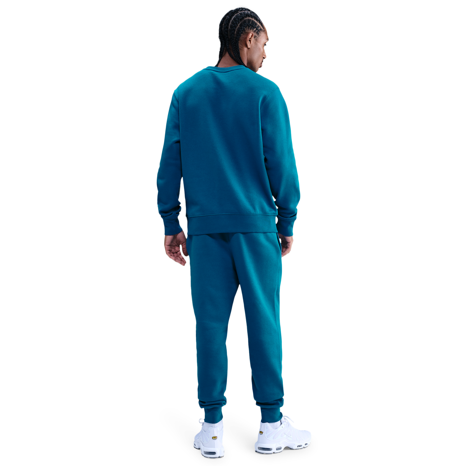 Nike Club Crew - Men's - Green Abyss/White