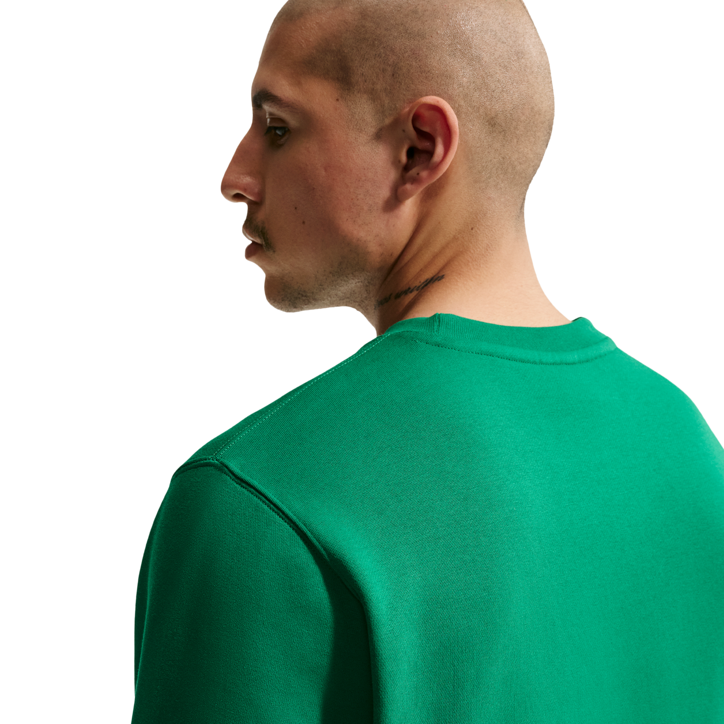 Nike Club Crew - Men's - Malachite/White