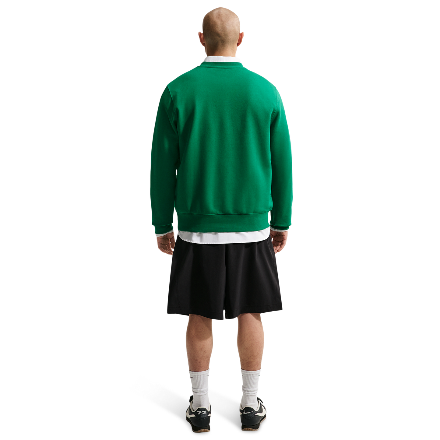 Nike Club Crew - Men's - Malachite/White
