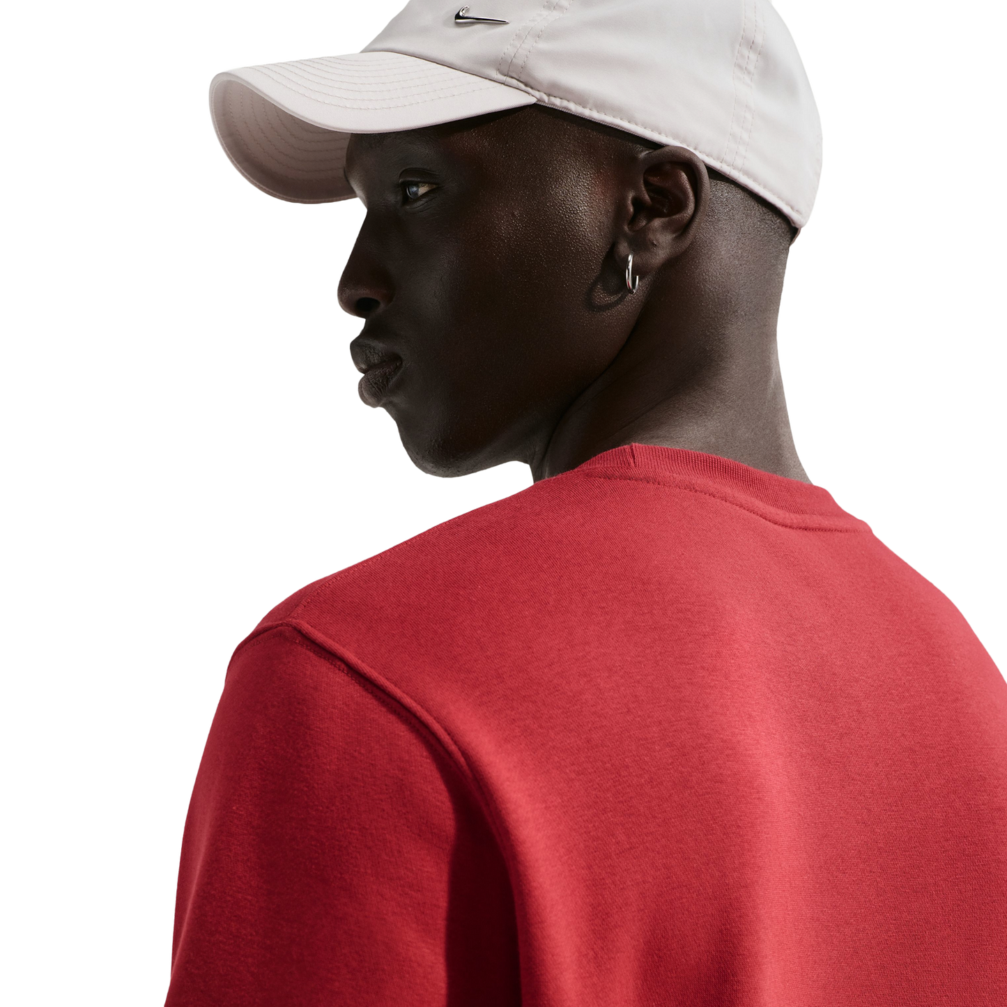 Nike Club Crew - Men's - White/Red