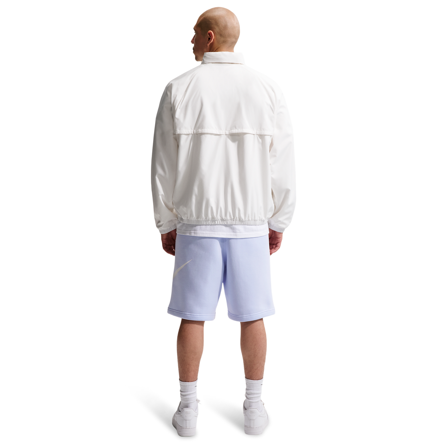 Nike Solo Swoosh Fleece Shorts - Men's - Blue/White