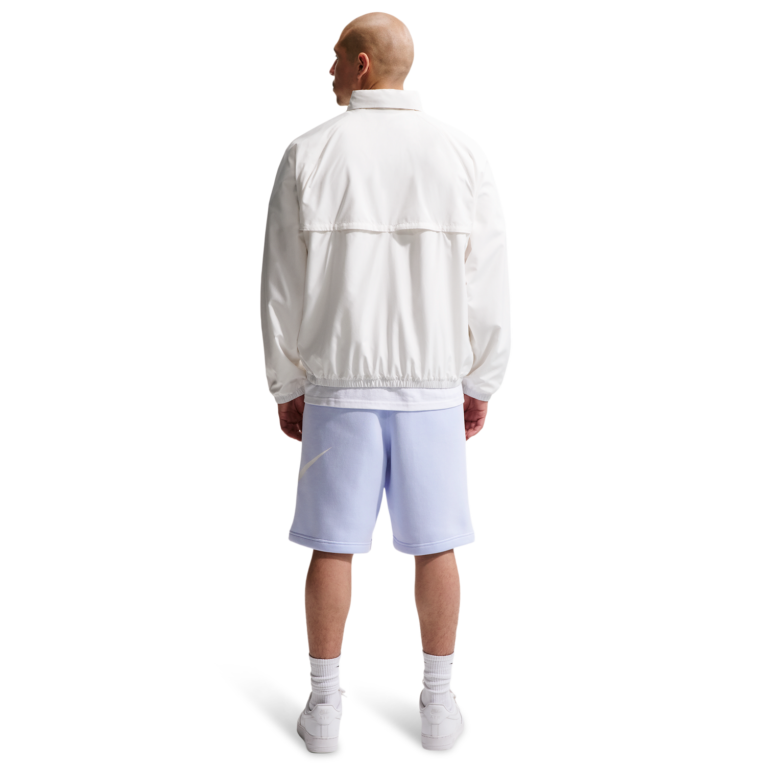 Nike Solo Swoosh Fleece Shorts - Men's - Blue/White