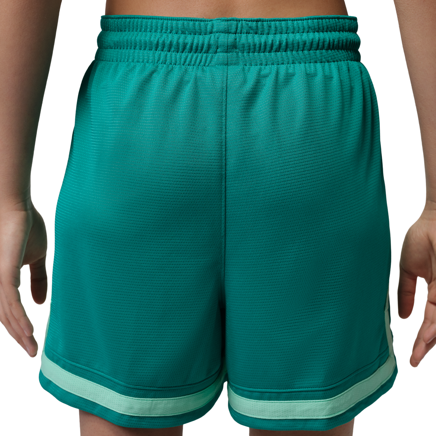 Jordan Sport Diamond Shorts 4" - Women's - Neptune Green/Green Glow/Neptune Green
