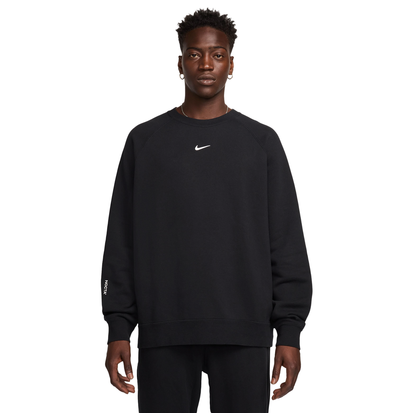 Nike NRG Nocta CS Fleece Crew - Men's - White/Black