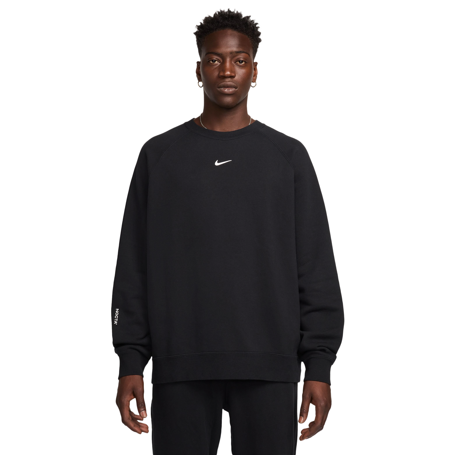 Nike NRG Nocta CS Fleece Crew - Men's - White/Black
