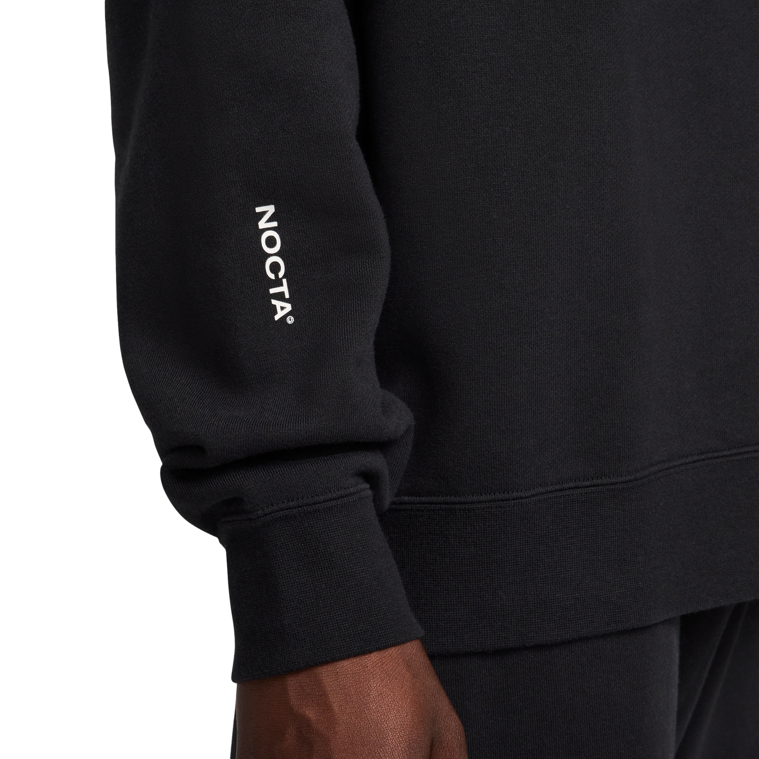 Nike NRG Nocta CS Fleece Crew - Men's - White/Black