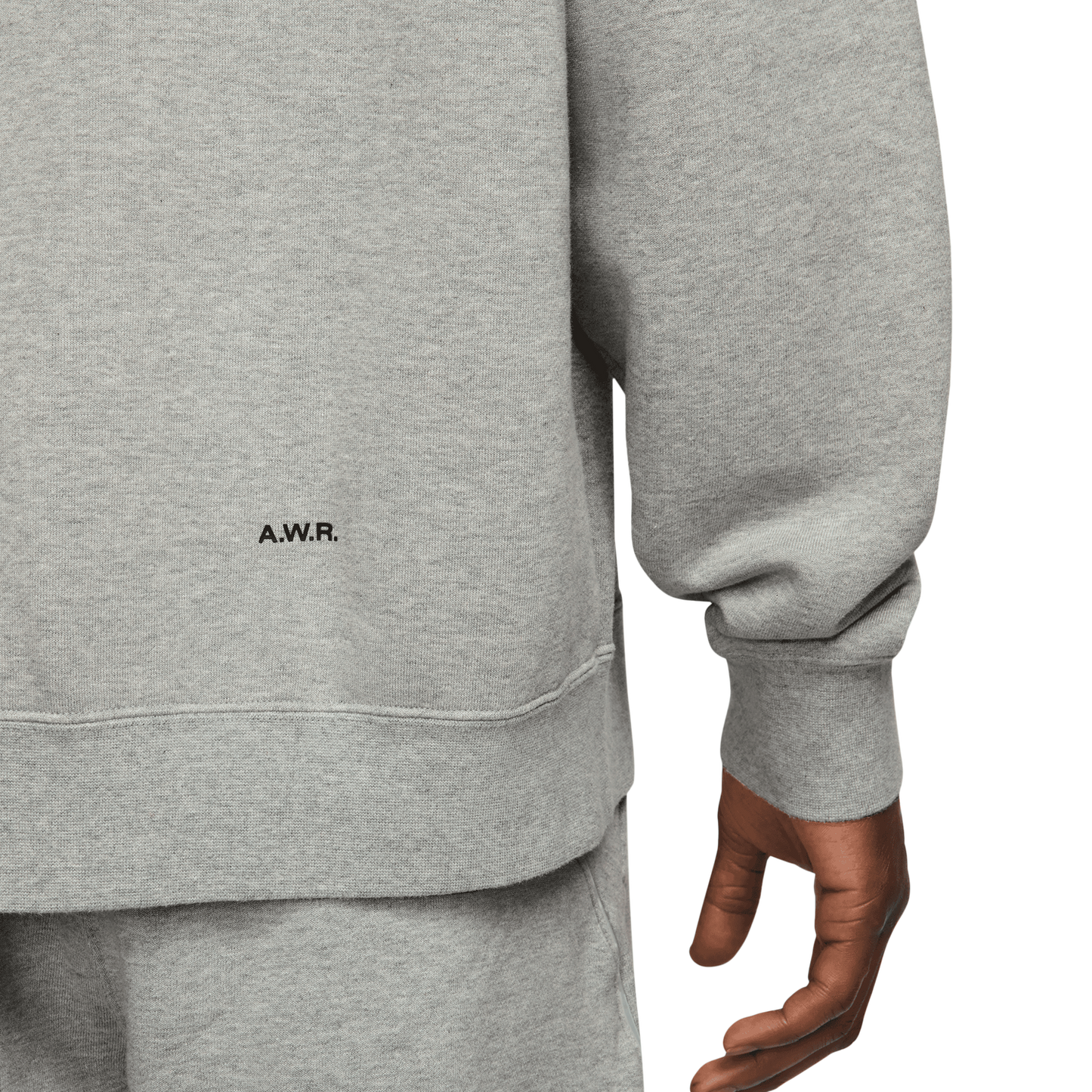 Nike NRG Nocta CS Fleece Crew - Men's - Black/Dark Grey Heather