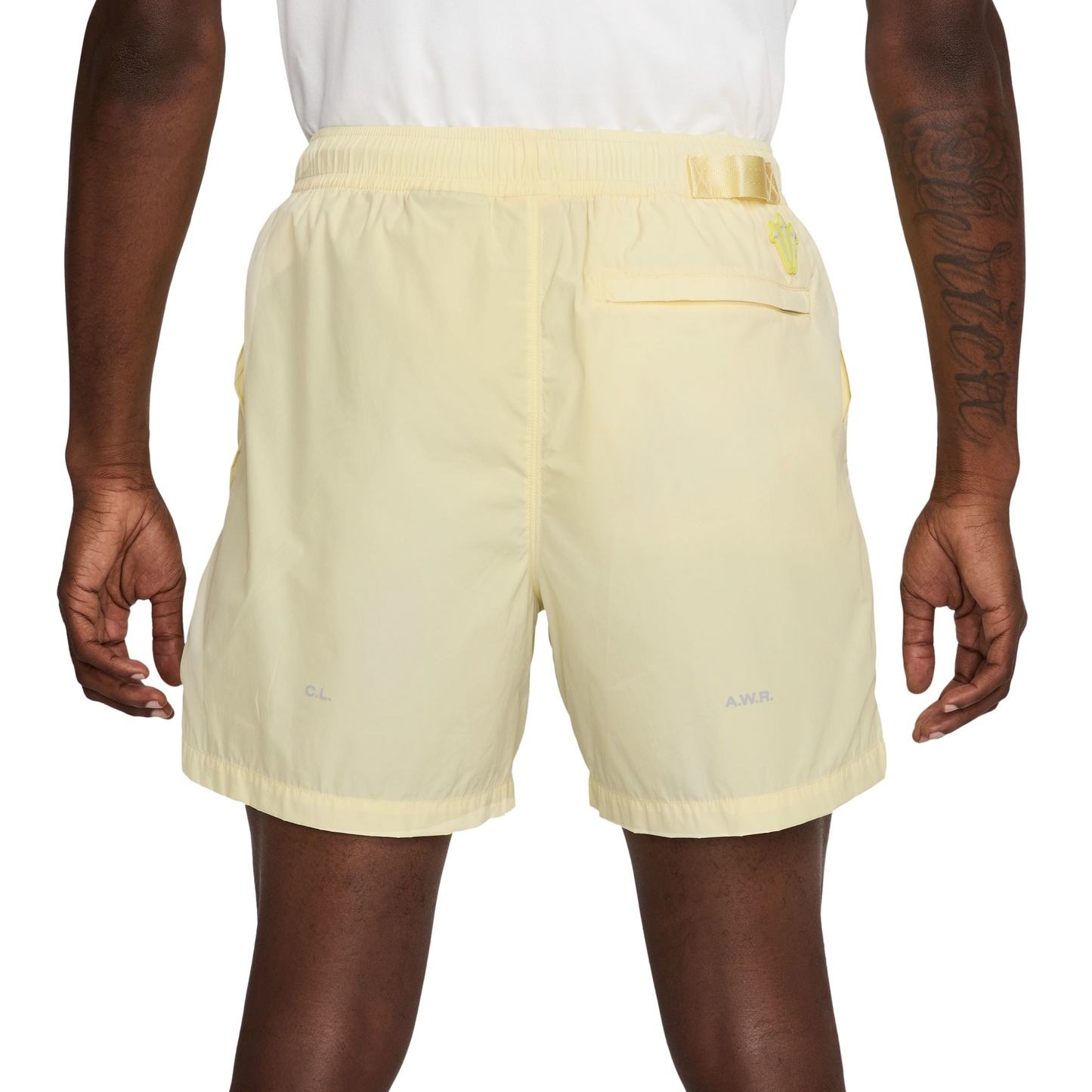 Nike NRG Nocta CS Woven Shorts - Men's - Yellow/Gray