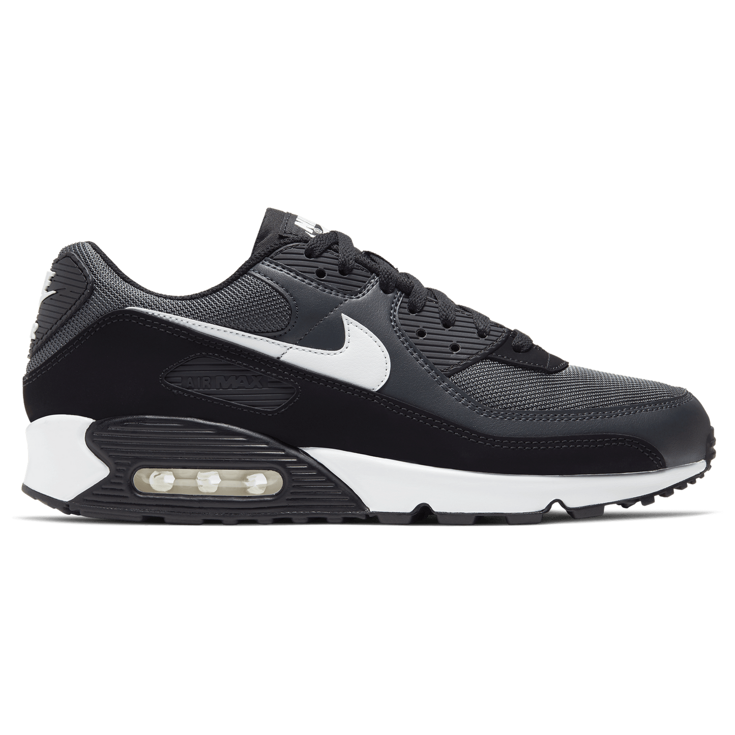 Nike Air Max 90 - Men's - Iron Grey/White/Dark Smoke Grey