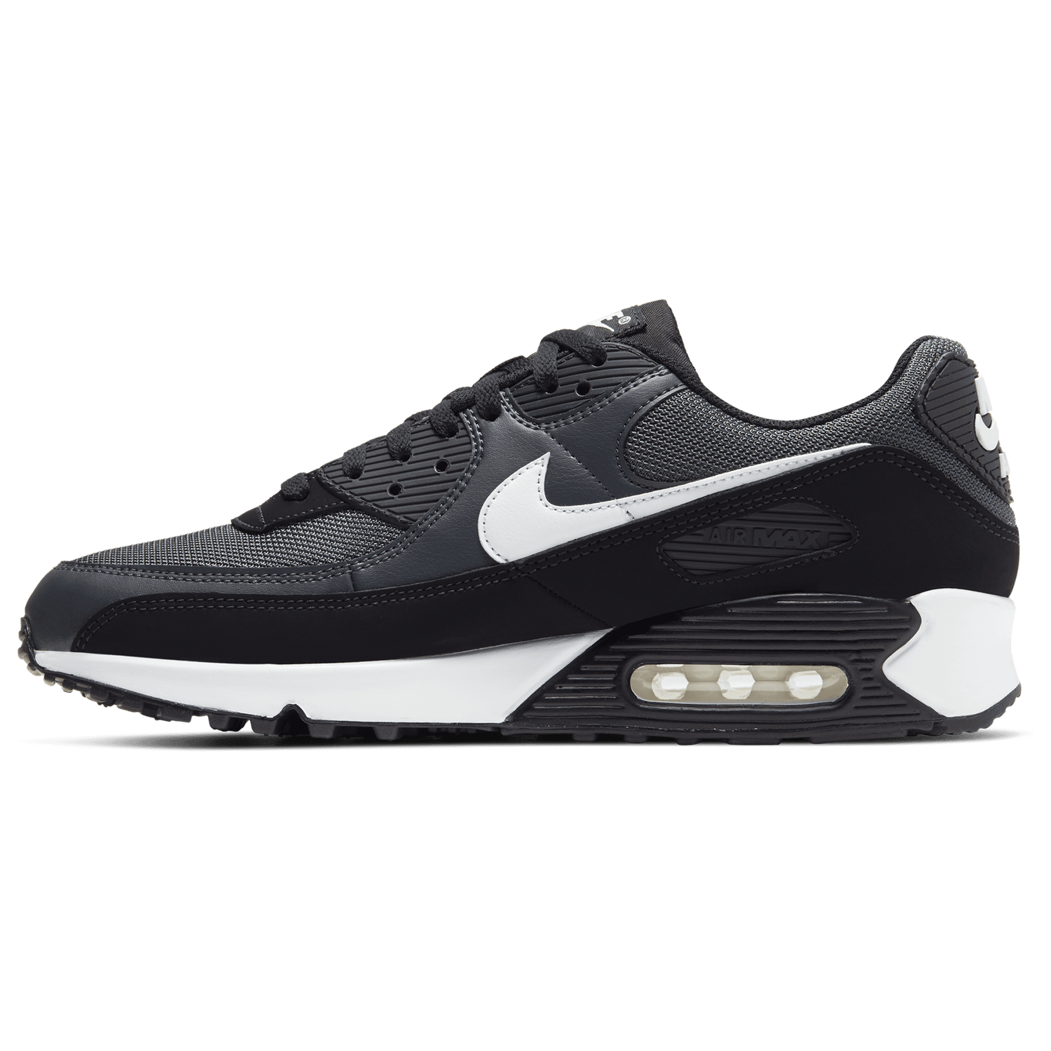Nike Air Max 90 - Men's - Iron Grey/White/Dark Smoke Grey