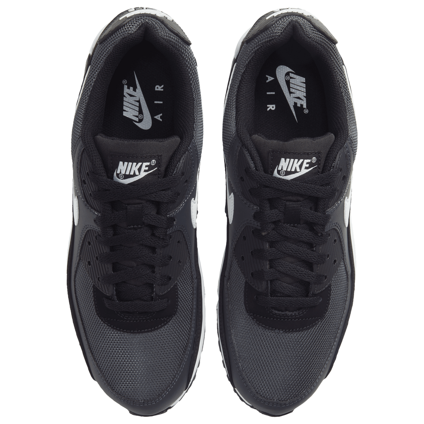 Nike Air Max 90 - Men's - Iron Grey/White/Dark Smoke Grey