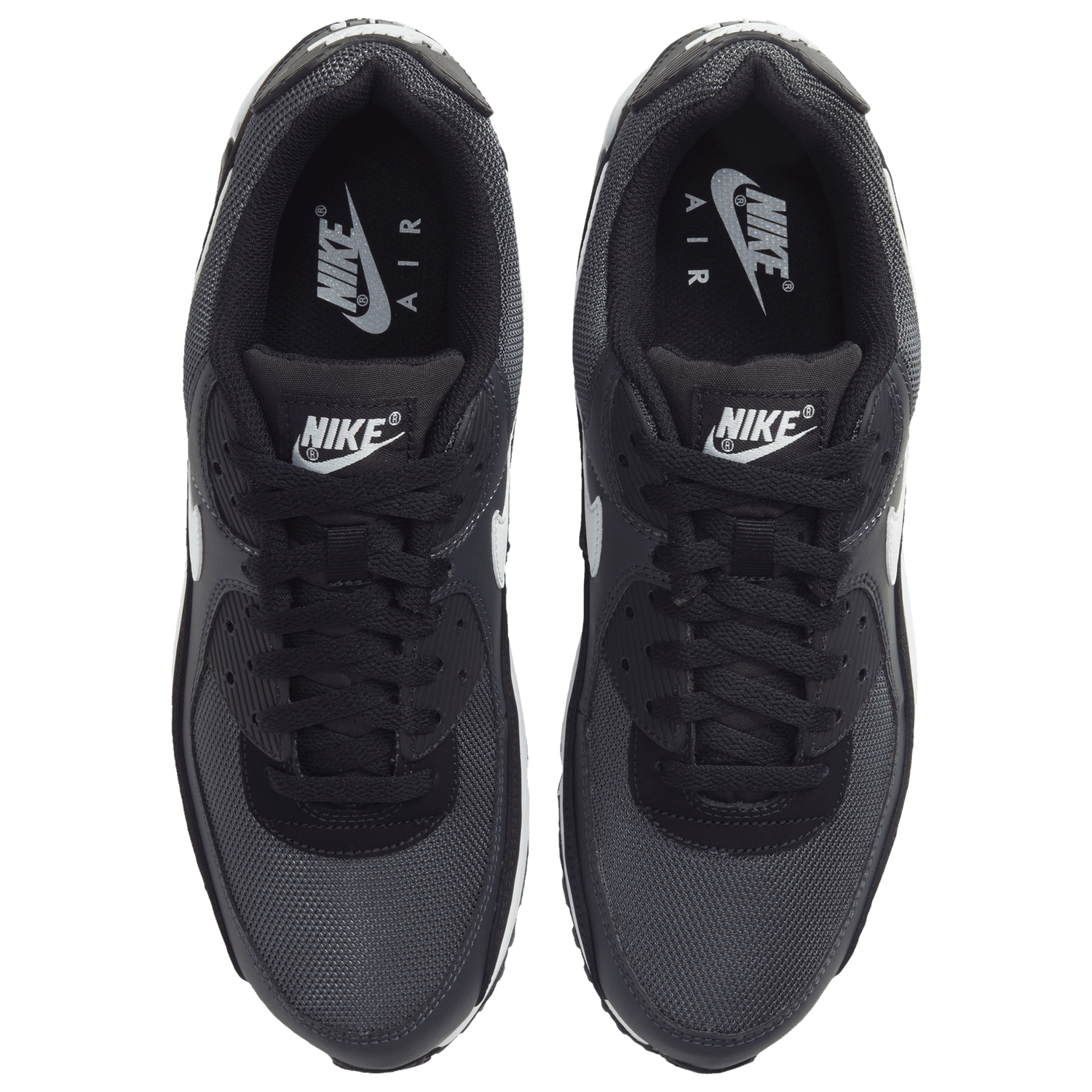 Nike Air Max 90 - Men's - Iron Grey/White/Dark Smoke Grey