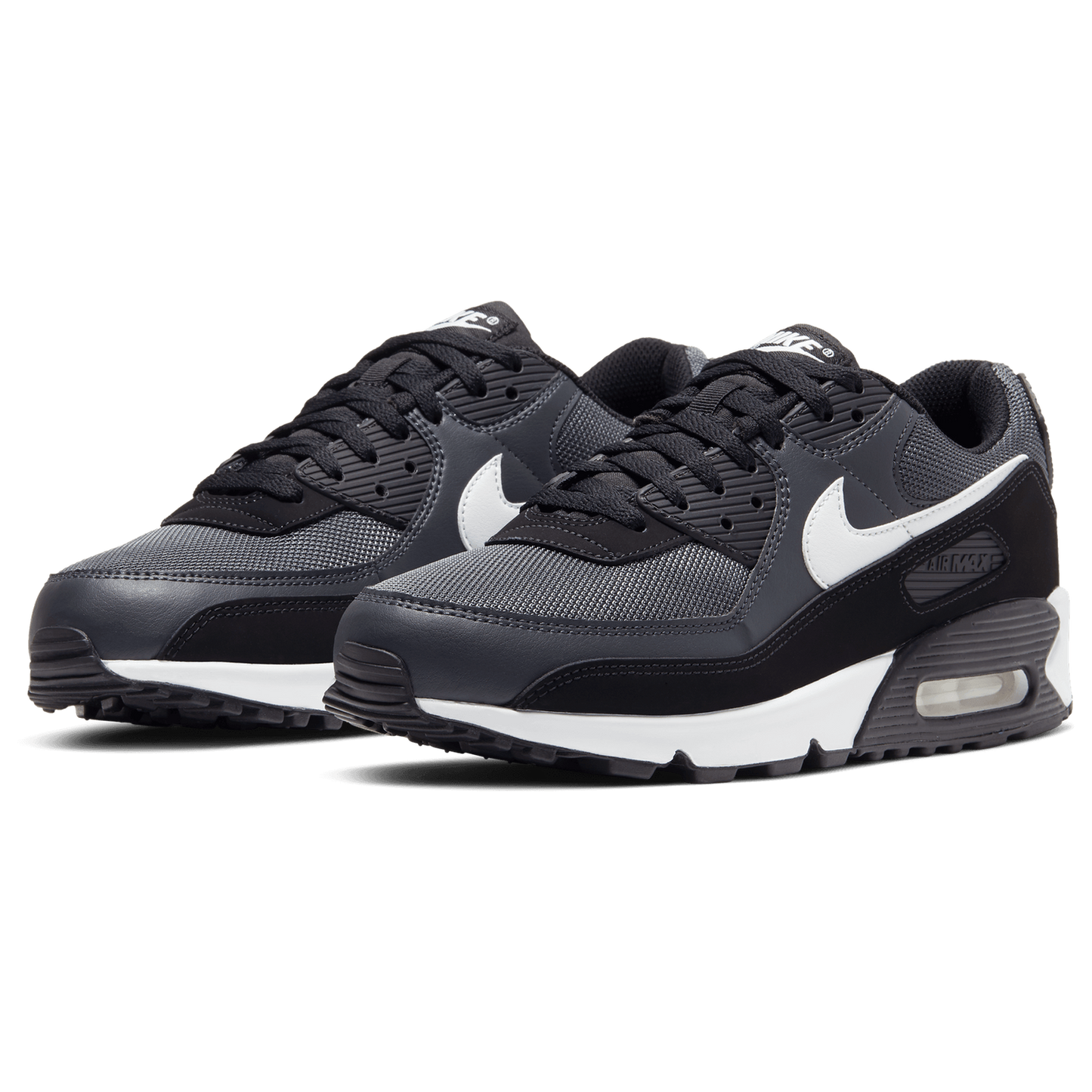 Nike Air Max 90 - Men's - Iron Grey/White/Dark Smoke Grey