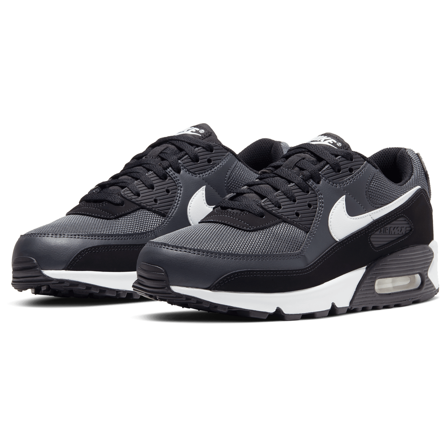 Nike Air Max 90 - Men's - Iron Grey/White/Dark Smoke Grey