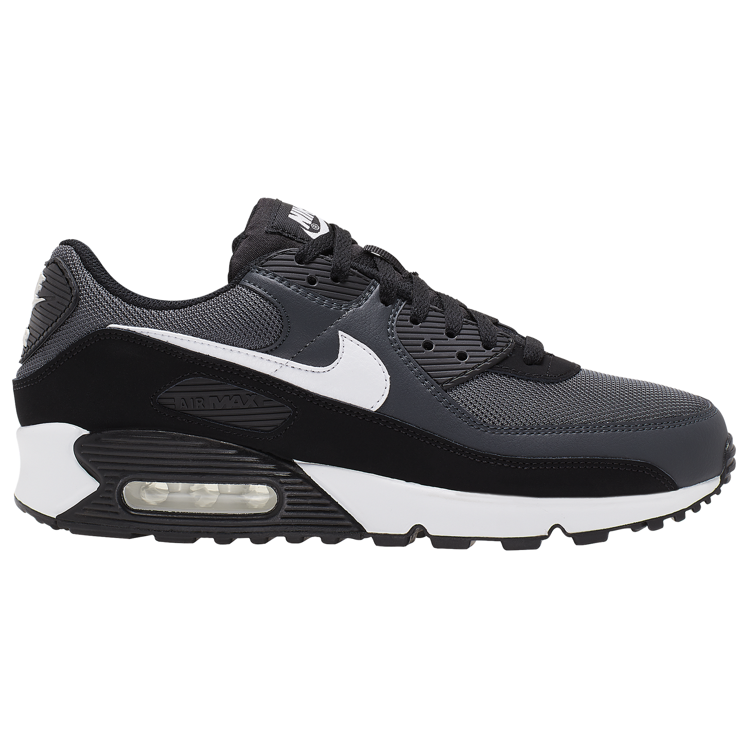 Nike Air Max 90 - Men's - Iron Grey/White/Dark Smoke Grey