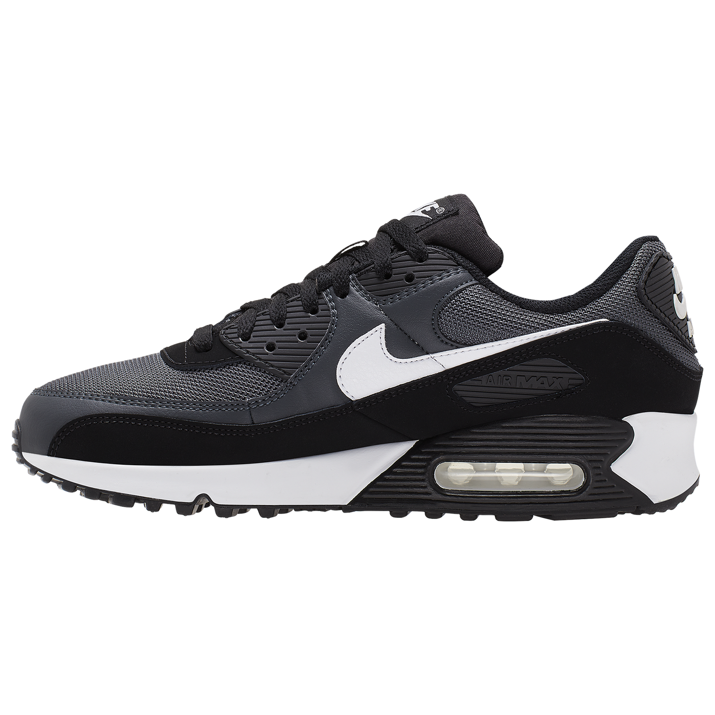 Nike Air Max 90 - Men's - Iron Grey/White/Dark Smoke Grey