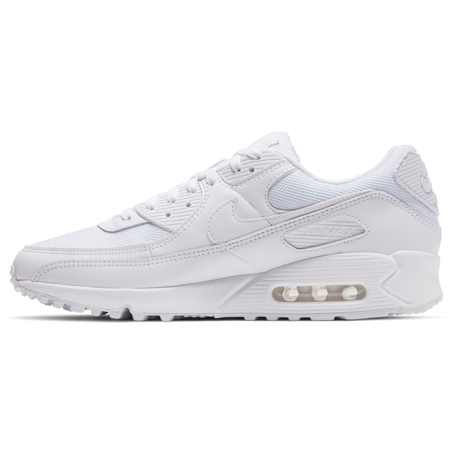 Nike Air Max 90 - Men's - White/White/Wolf Grey