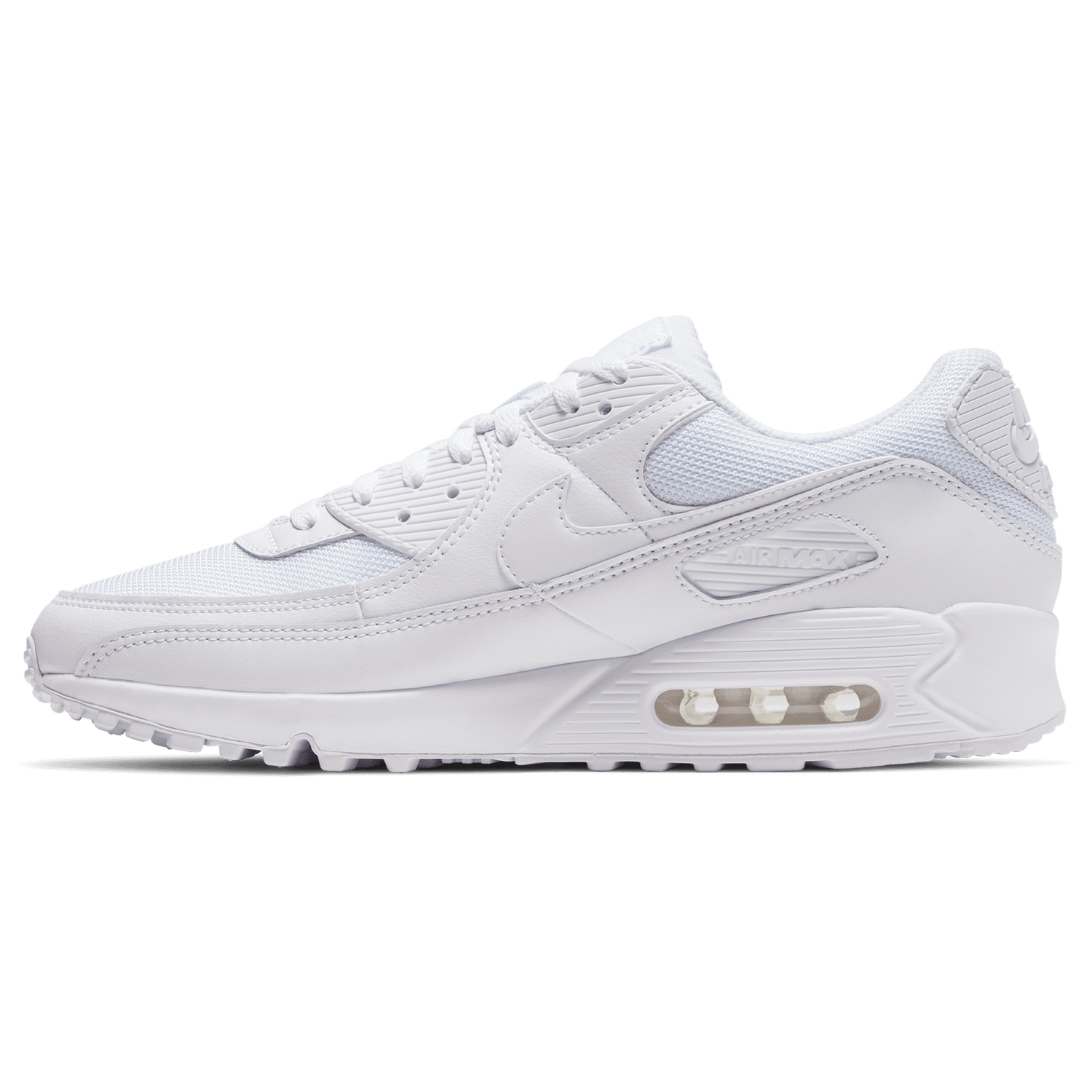 Nike Air Max 90 - Men's - White/White/Wolf Grey
