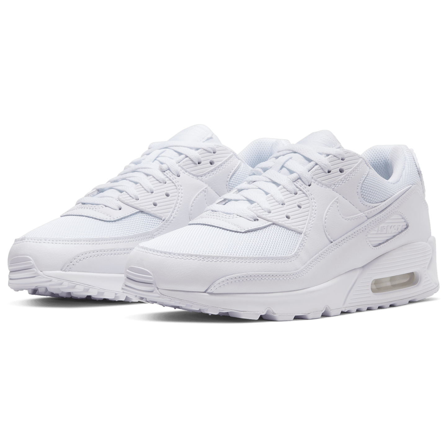 Nike Air Max 90 - Men's - White/White/Wolf Grey