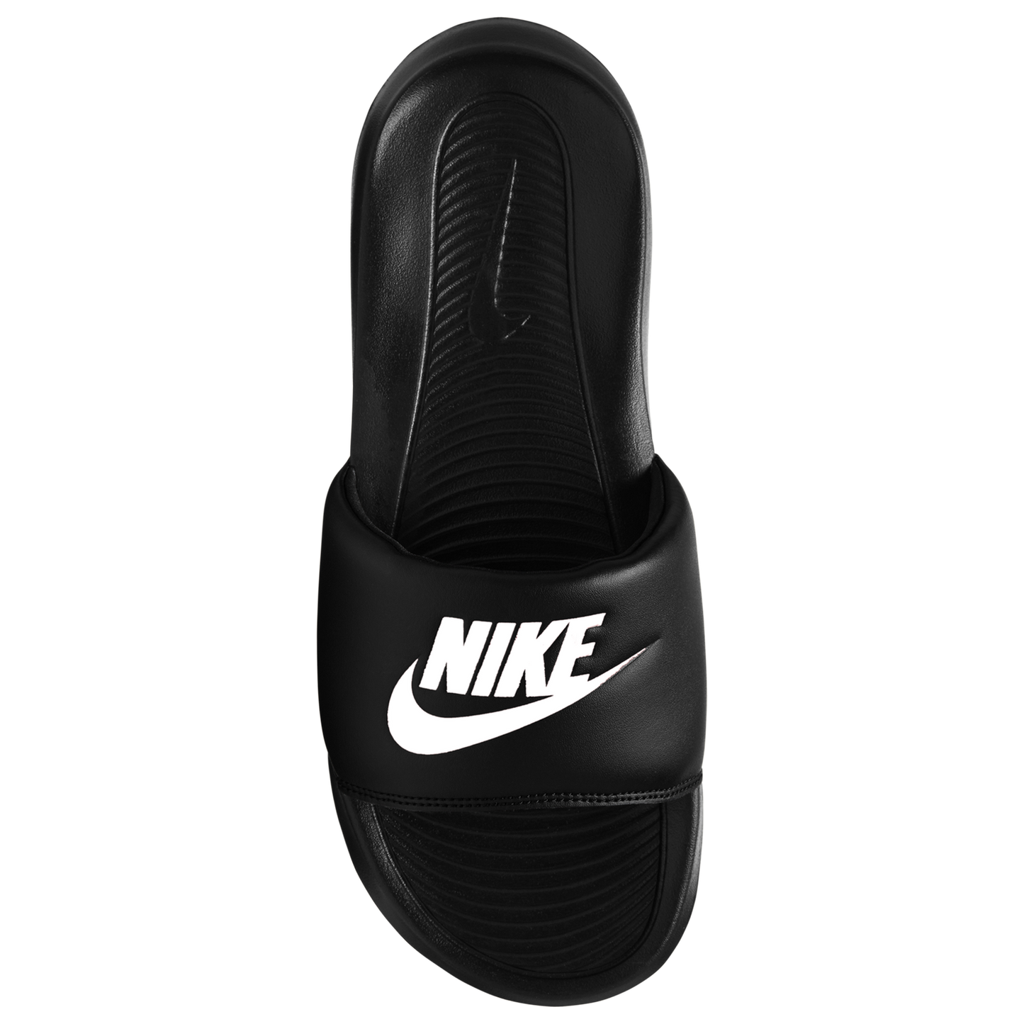 Nike Victori One Slides - Men's - Black/Black/White
