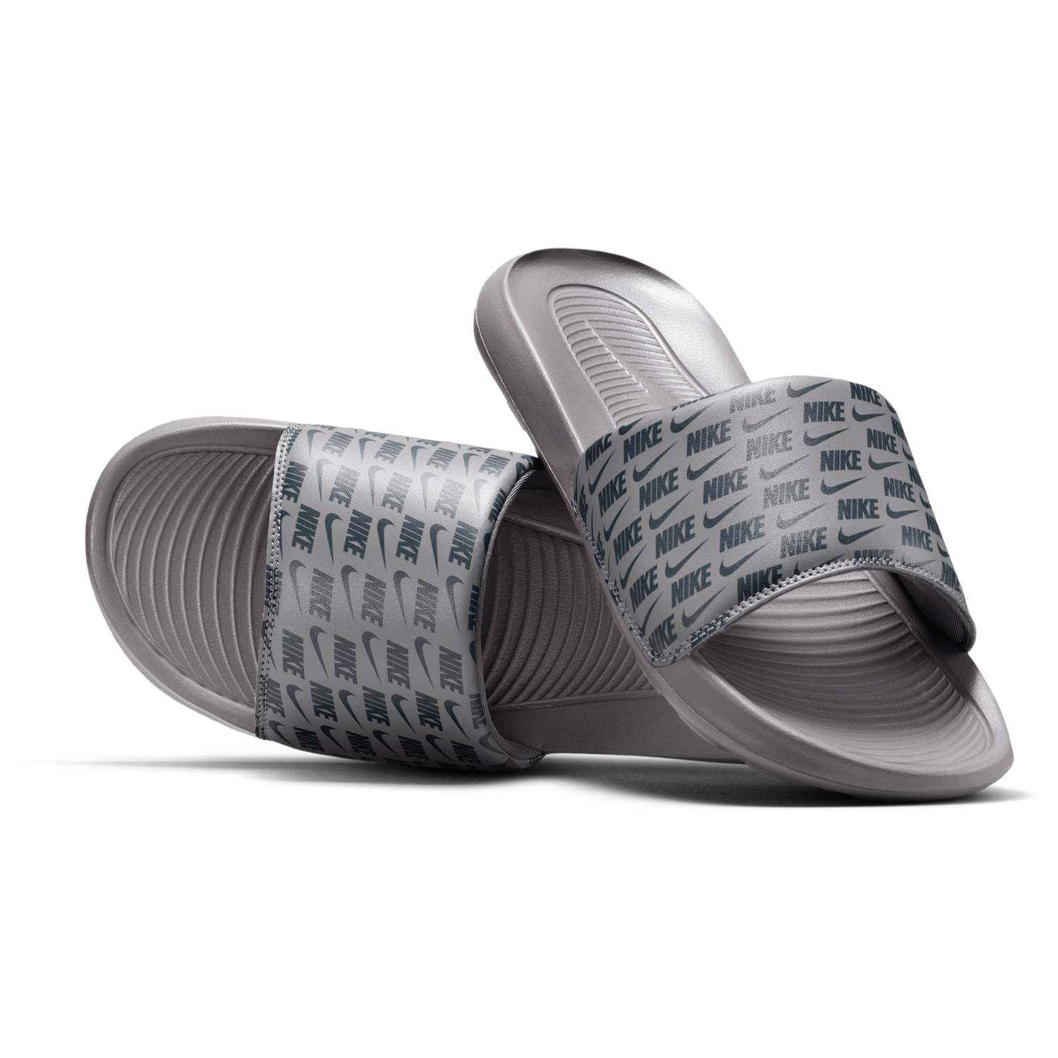 Nike Victori One Slides - Men's - Pencil Point/Anthracite