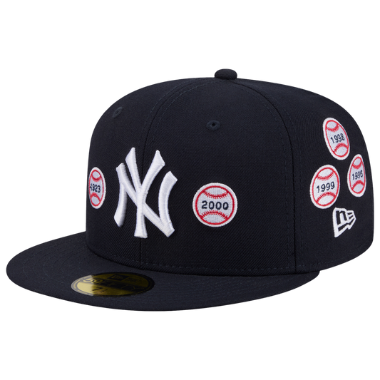 New Era Yankees 59Fifty Spike Lee Caps - Men's - Navy/White
