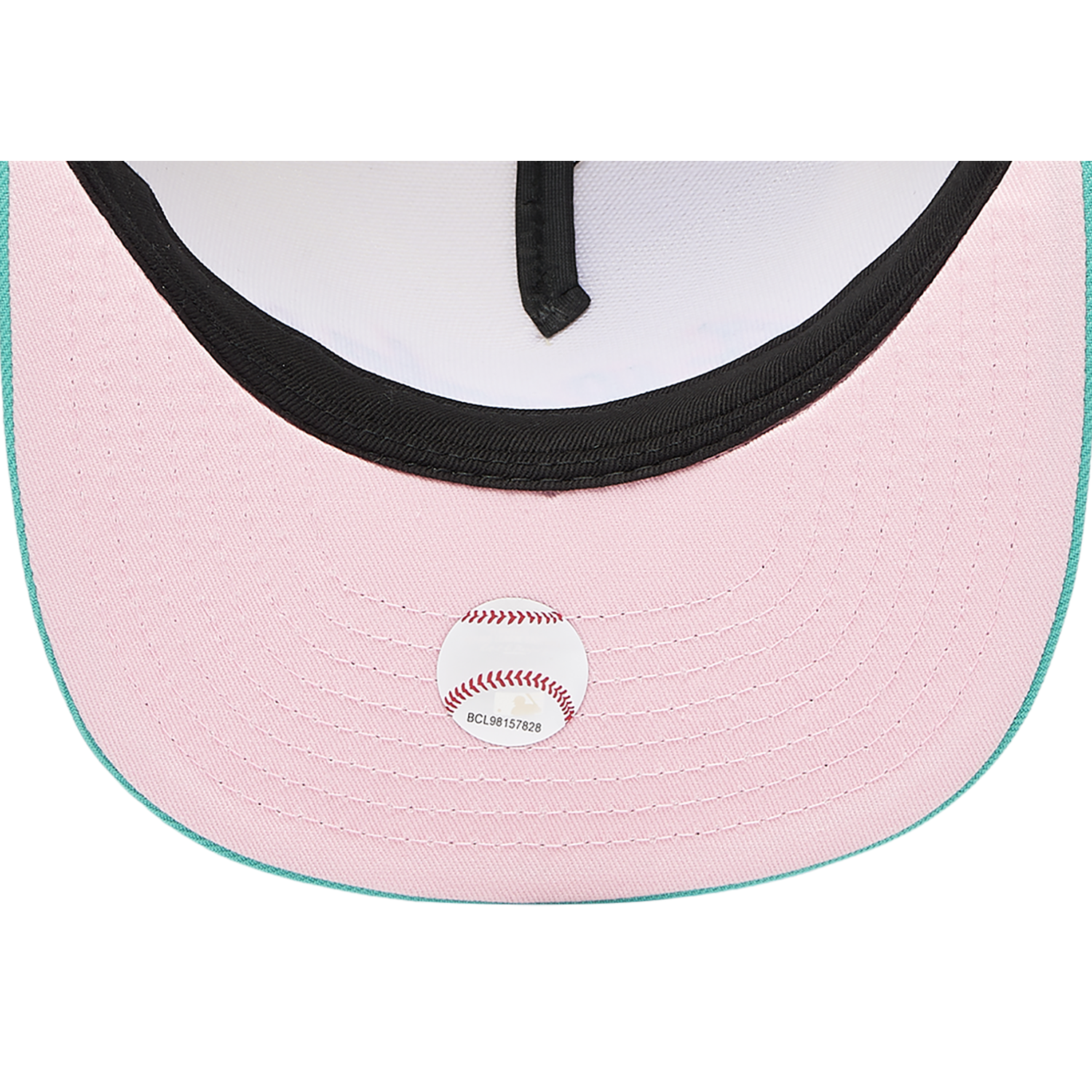 New Era Braves 950AF Curve 30th Anniversary Cap - Men's - Chrome/Clear Mint