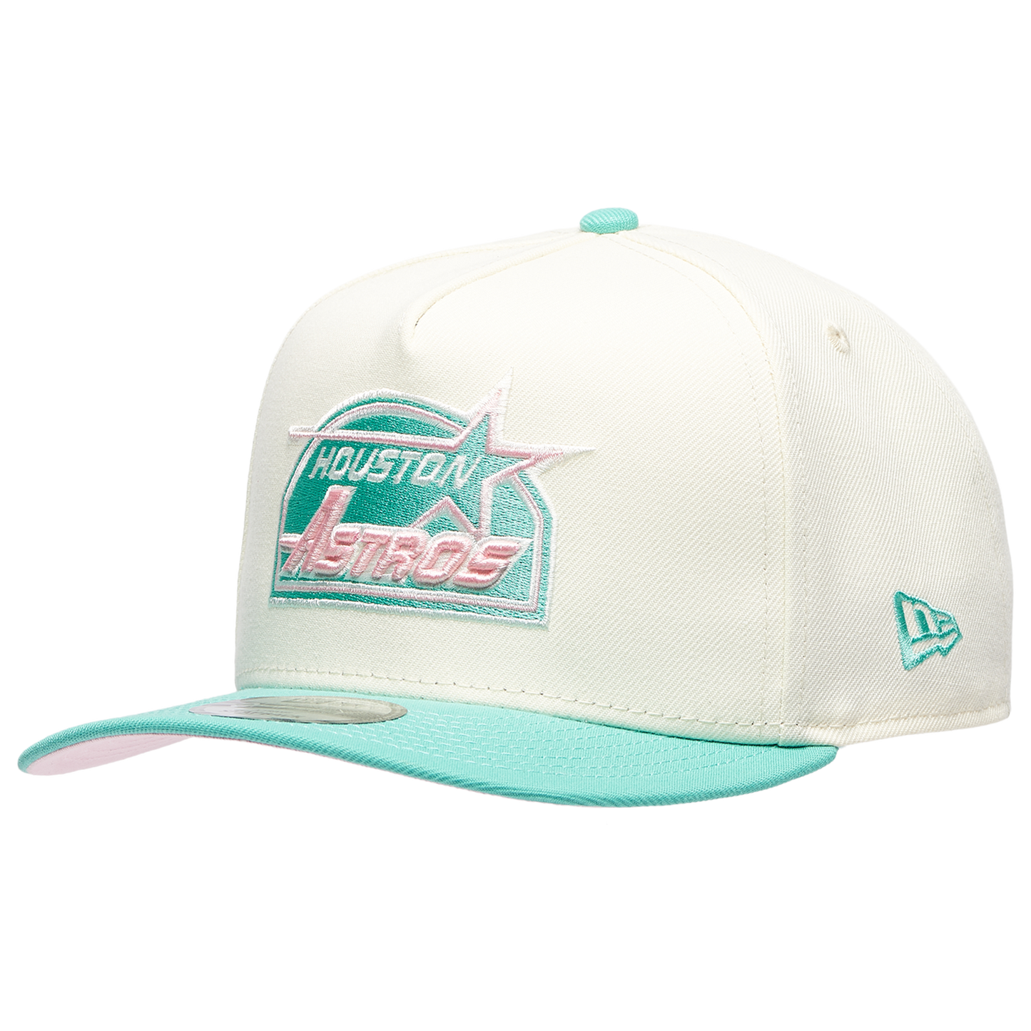 New Era Astros 950AF Curve 35th Anniversary Cap - Men's - Clear Mint/Chrome