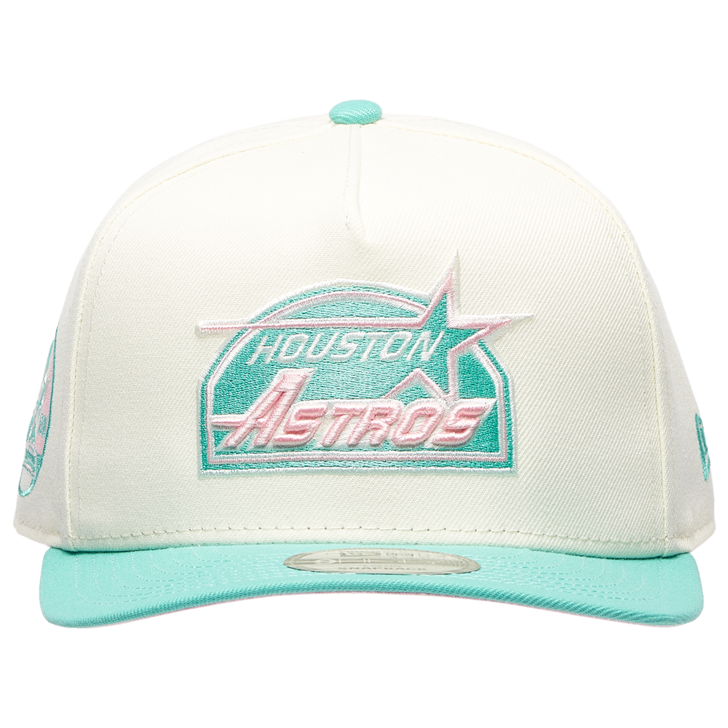 New Era Astros 950AF Curve 35th Anniversary Cap - Men's - Clear Mint/Chrome