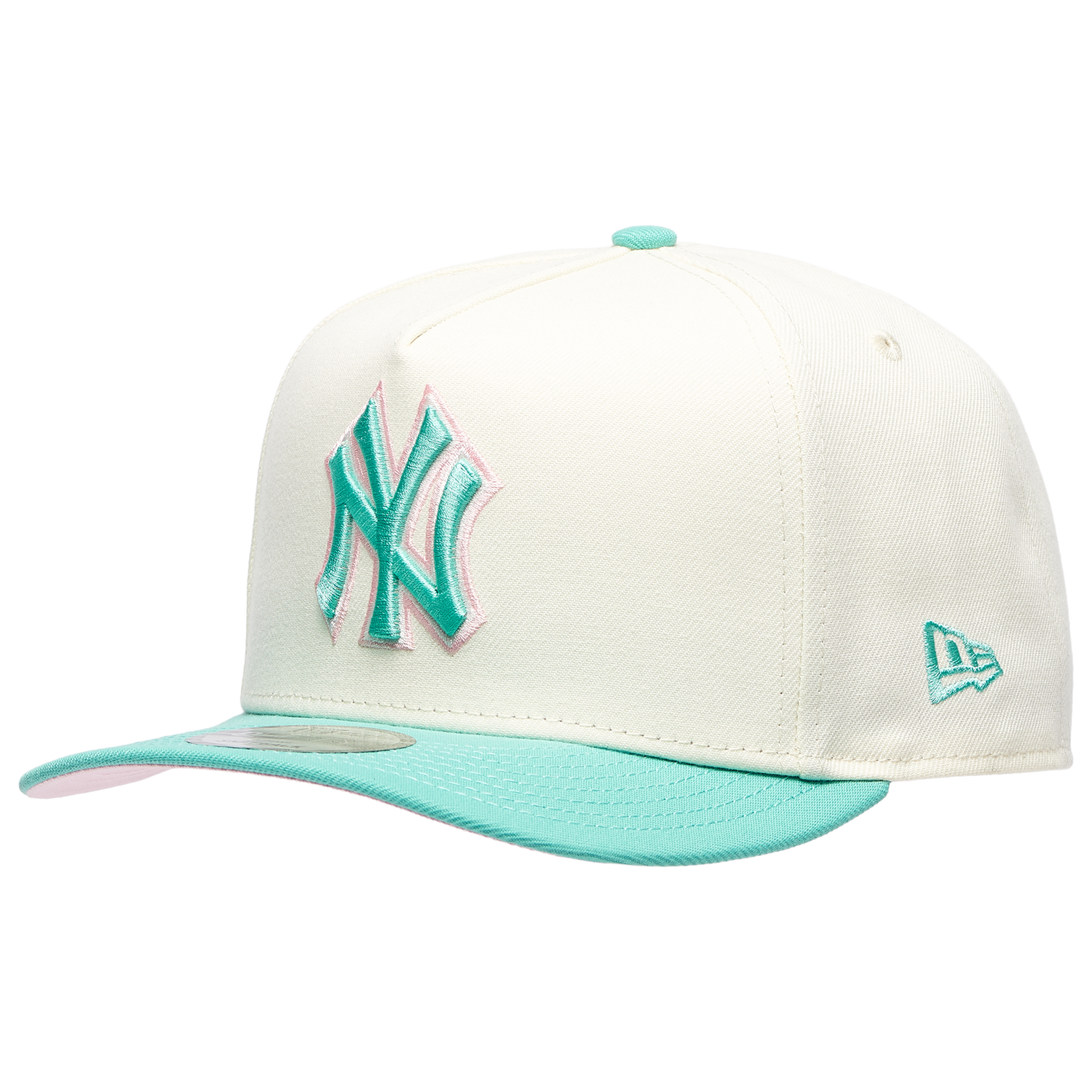 New Era Yankees 950AF '96 World Series Curve Cap - Men's - Clear Mint/Chrome