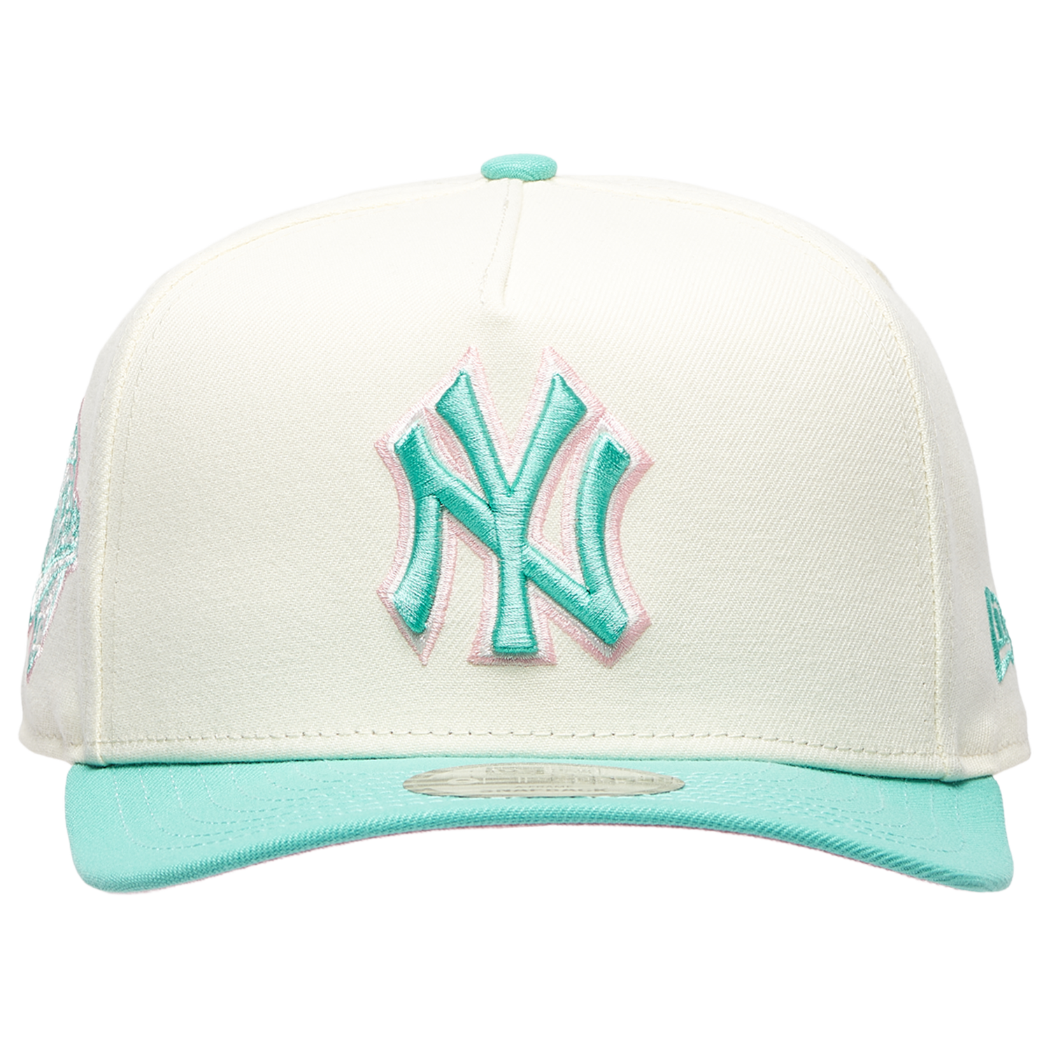 New Era Yankees 950AF '96 World Series Curve Cap - Men's - Clear Mint/Chrome