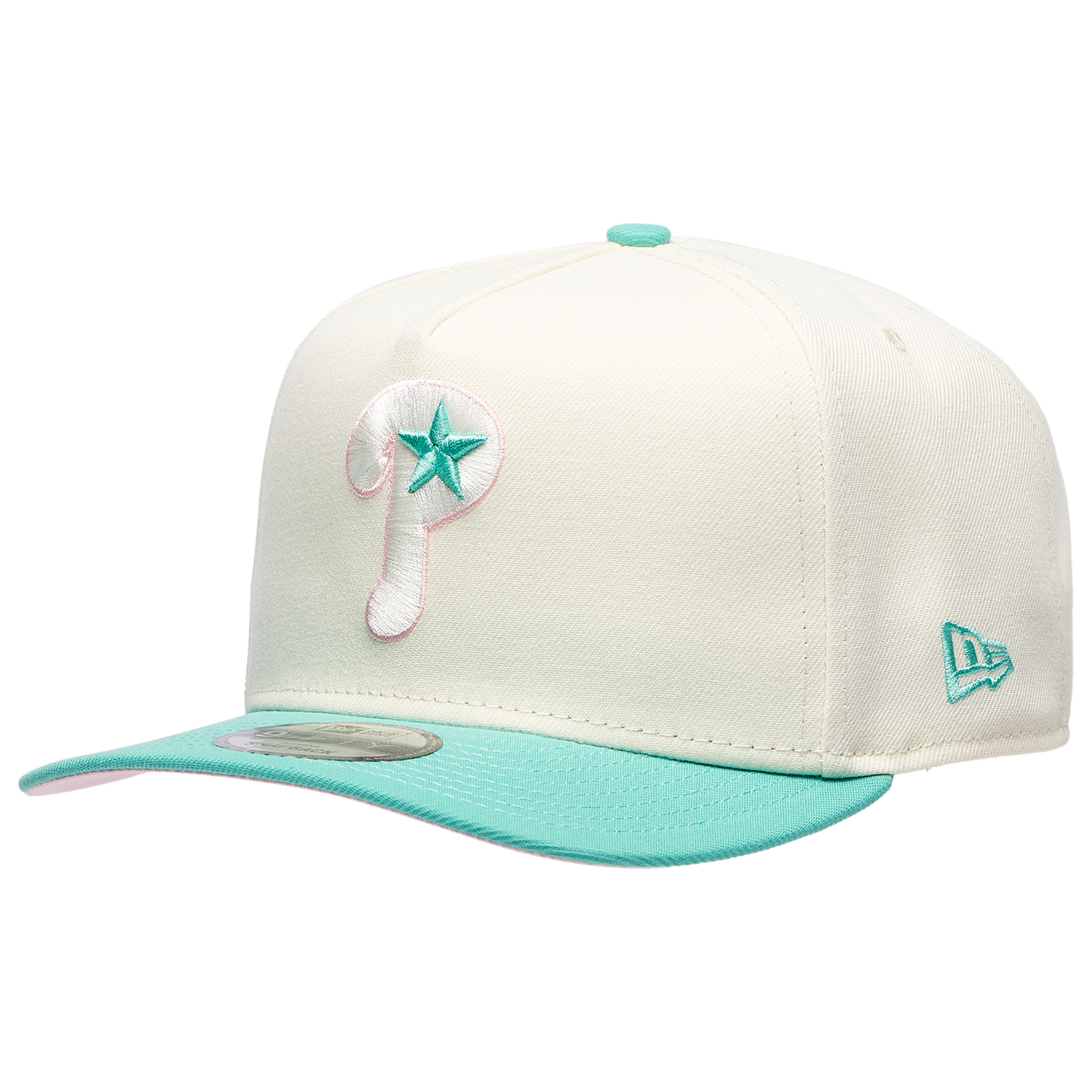 New Era Phillies 950AF '96 All Star Game Curve Cap - Men's - Chrome/Clear Mint