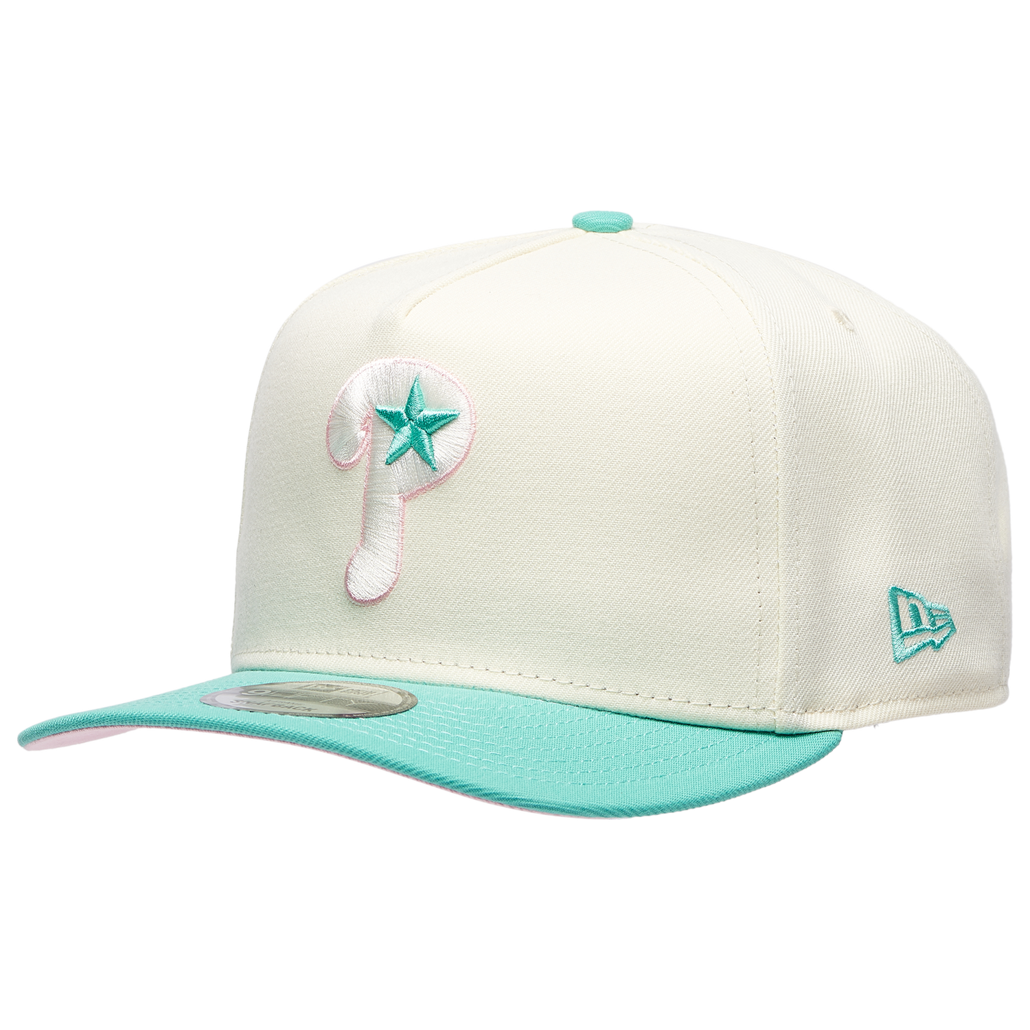 New Era Phillies 950AF '96 All Star Game Curve Cap - Men's - Chrome/Clear Mint