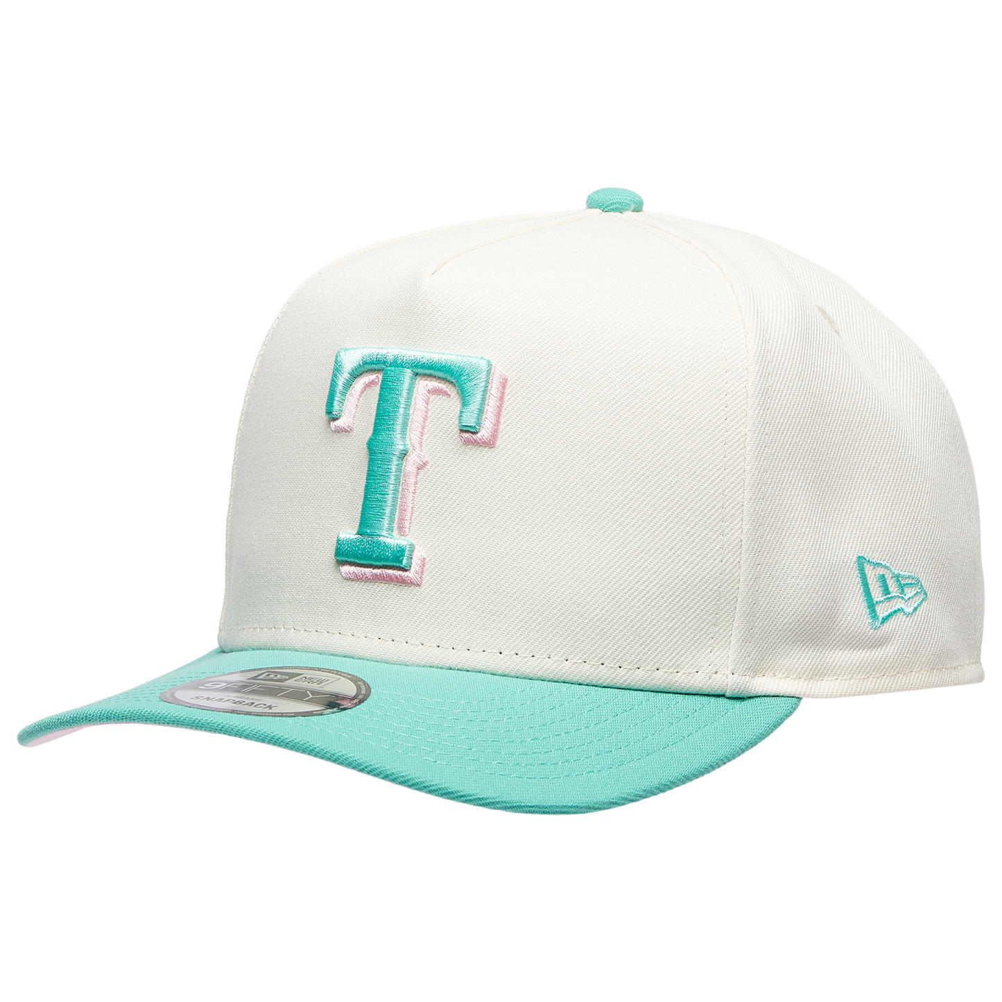 New Era Rangers 950AF Curve 40th Anniversary Cap - Men's - Chrome/Clear Mint