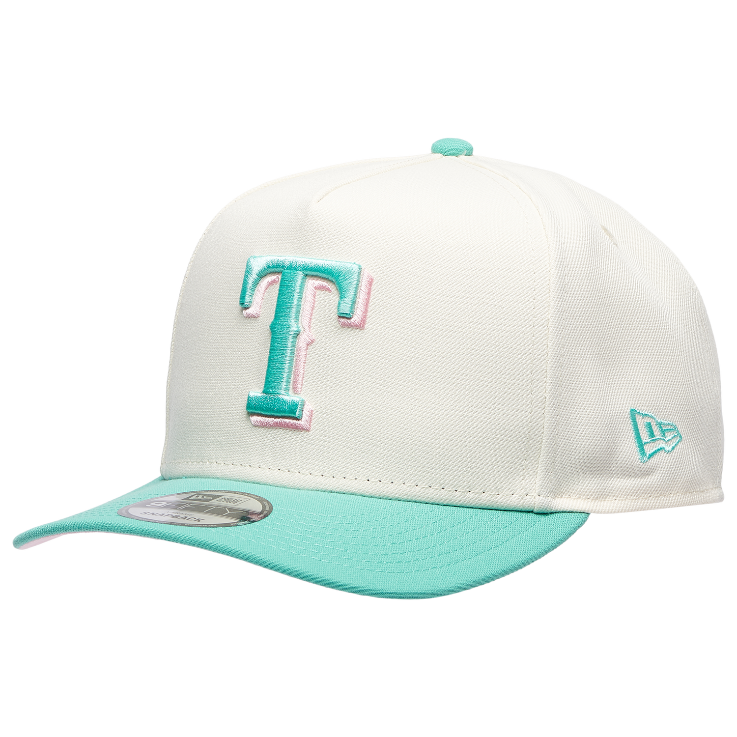 New Era Rangers 950AF Curve 40th Anniversary Cap - Men's - Chrome/Clear Mint