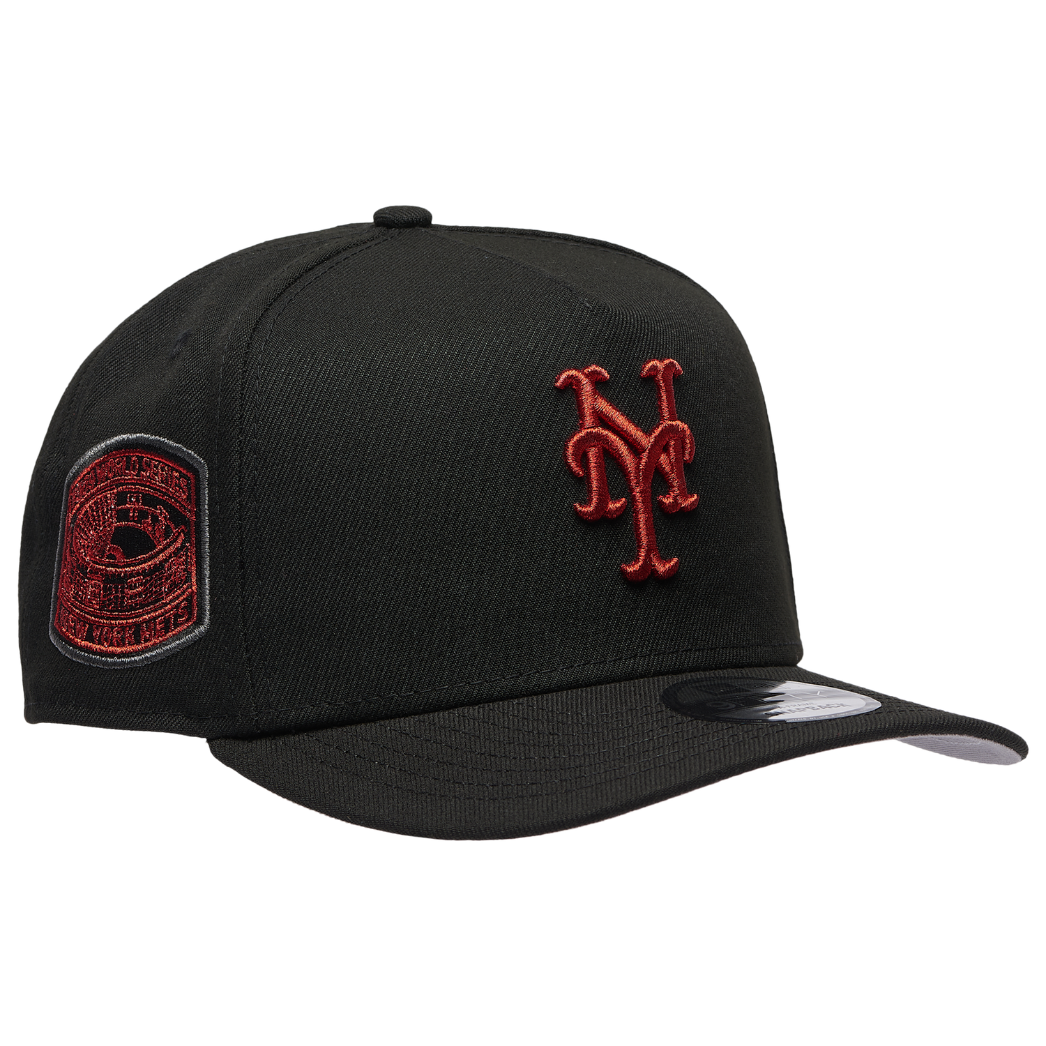 New Era Astros 9FIFTY AF Curve Cap - Men's - Black/Red