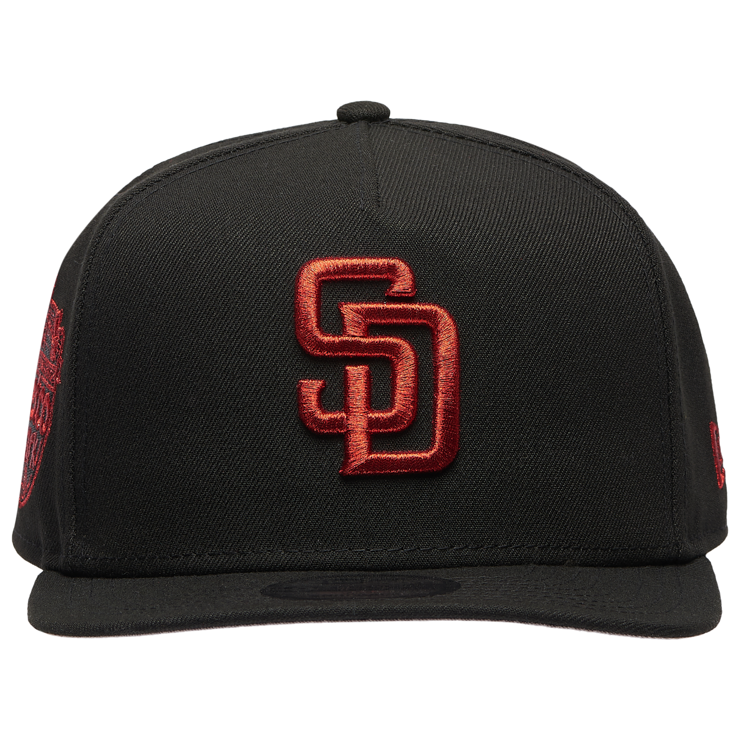 New Era San Diego Padres 950 A-Frame Curve Cap - Men's - Black/Red
