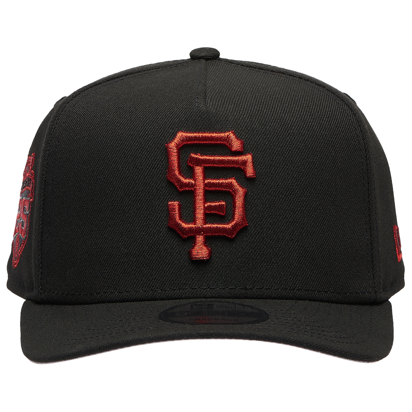 New Era White Sox World Series 9FIFTY AF Curve Cap - Men's - Black/Red
